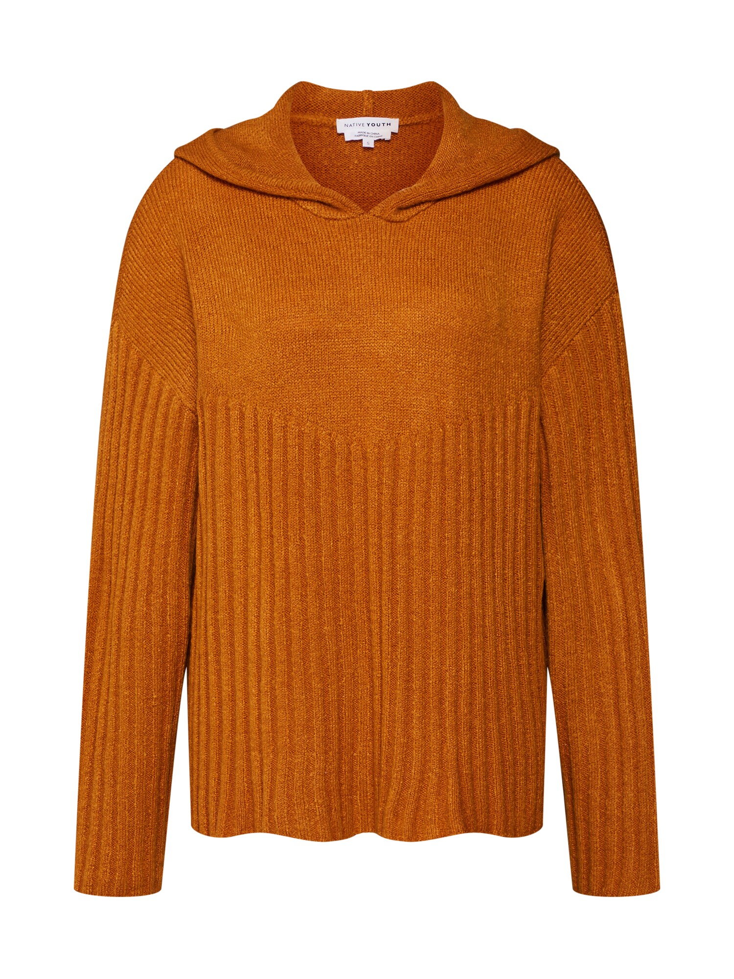 Native Youth Dames Trui Grind Donkeroranje native youth kopen in de aanbieding