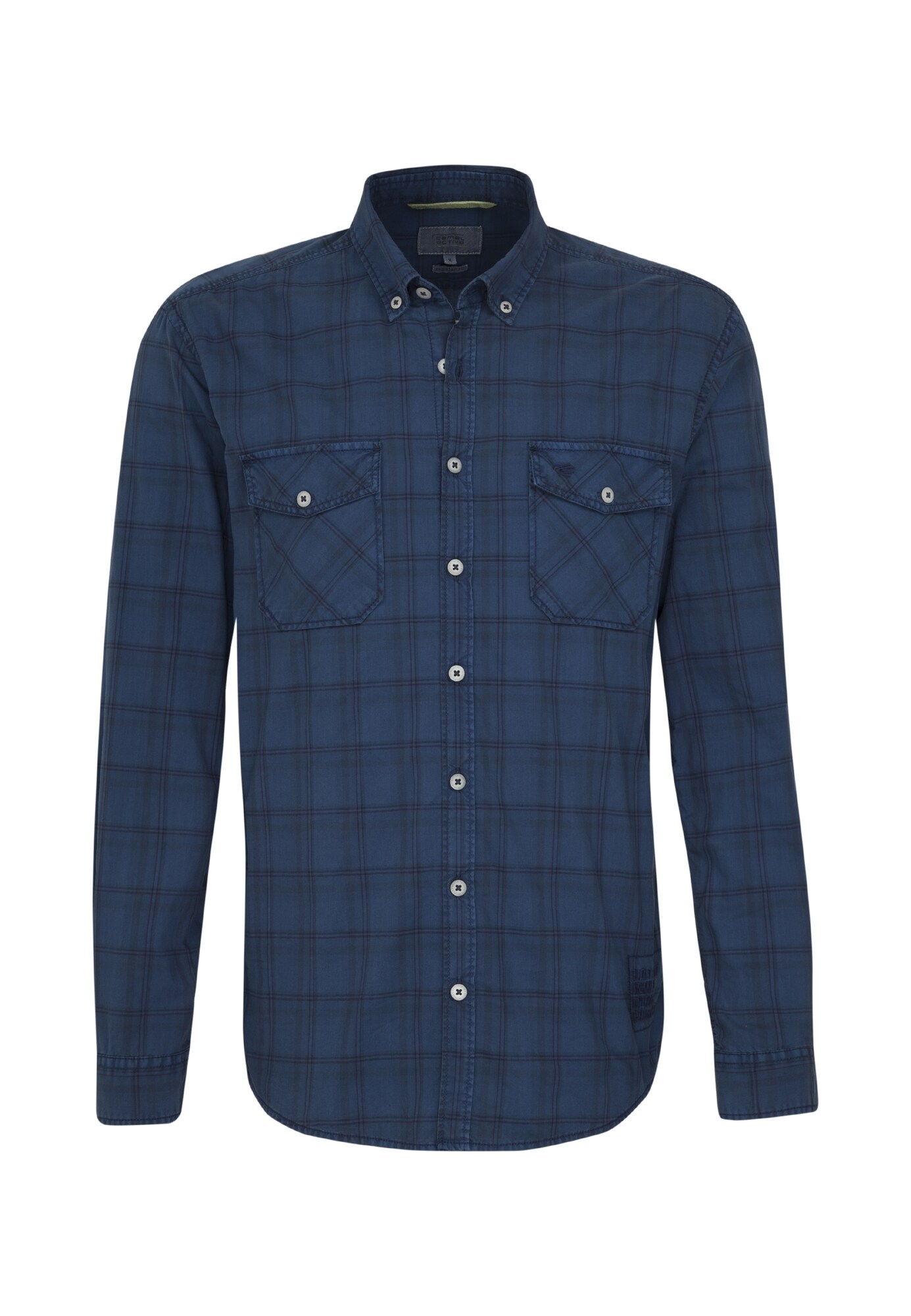 Camel Active Heren Overhemd Donkerblauw camel active kopen in de aanbieding