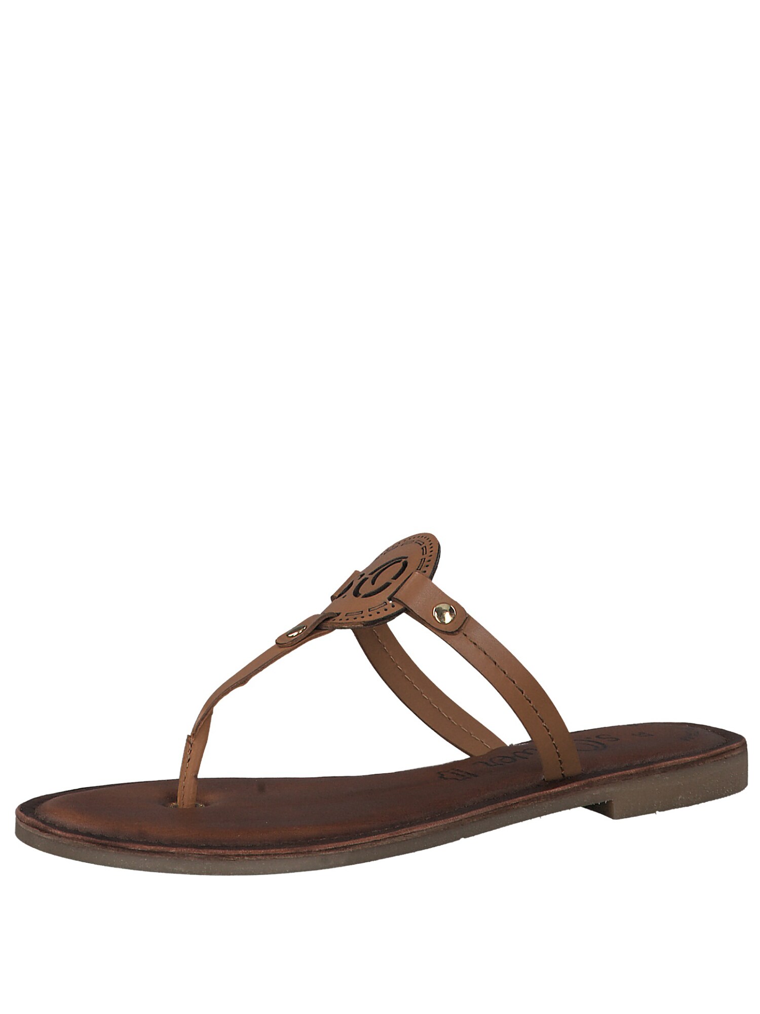 Soliver Red Label Dames Teenslipper Cognac soliver red label kopen in de aanbieding