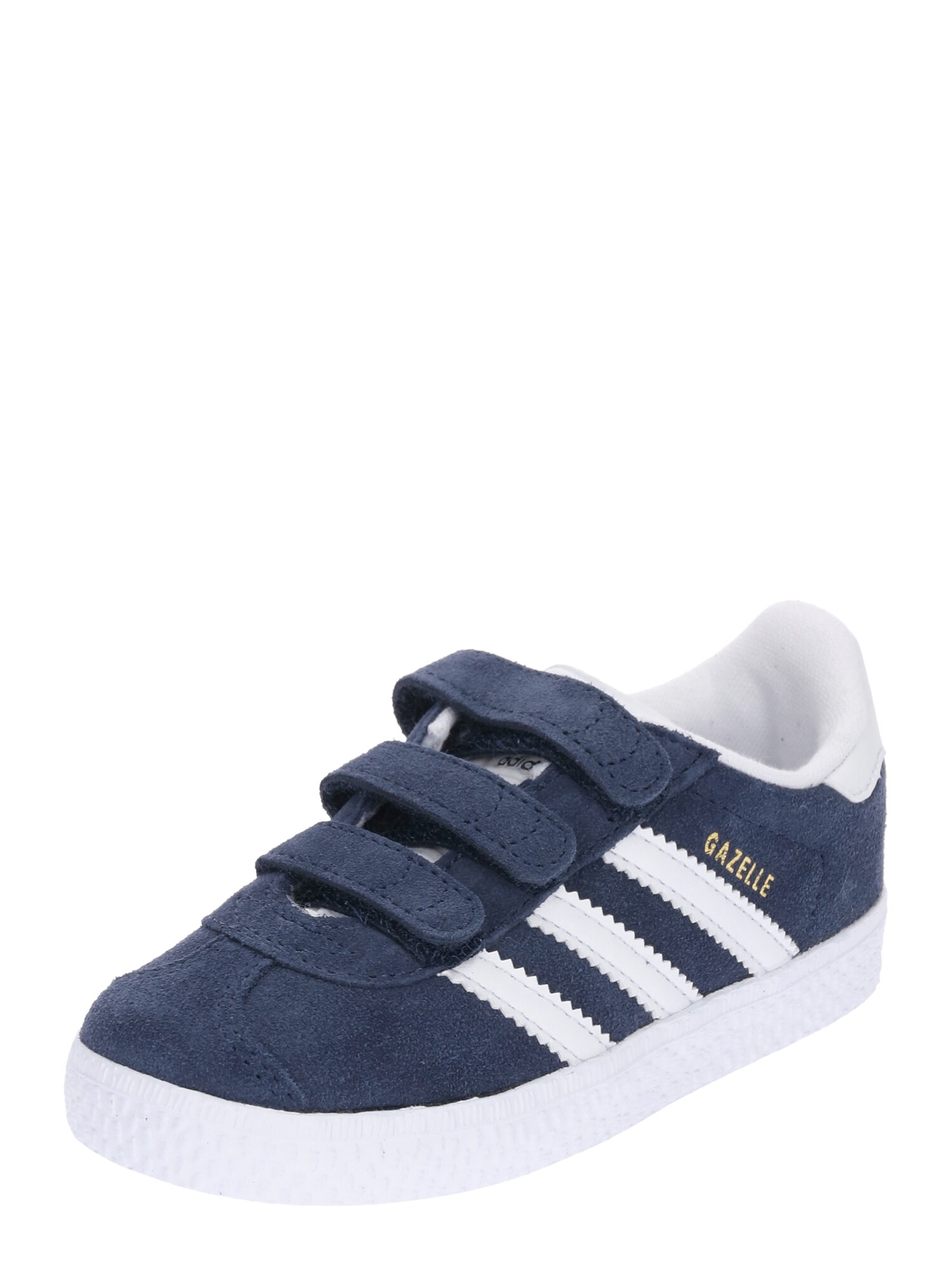 ADIDAS ORIGINALS Sportbačiai 'Gazelle'  balta / auksas / melsvai pilka