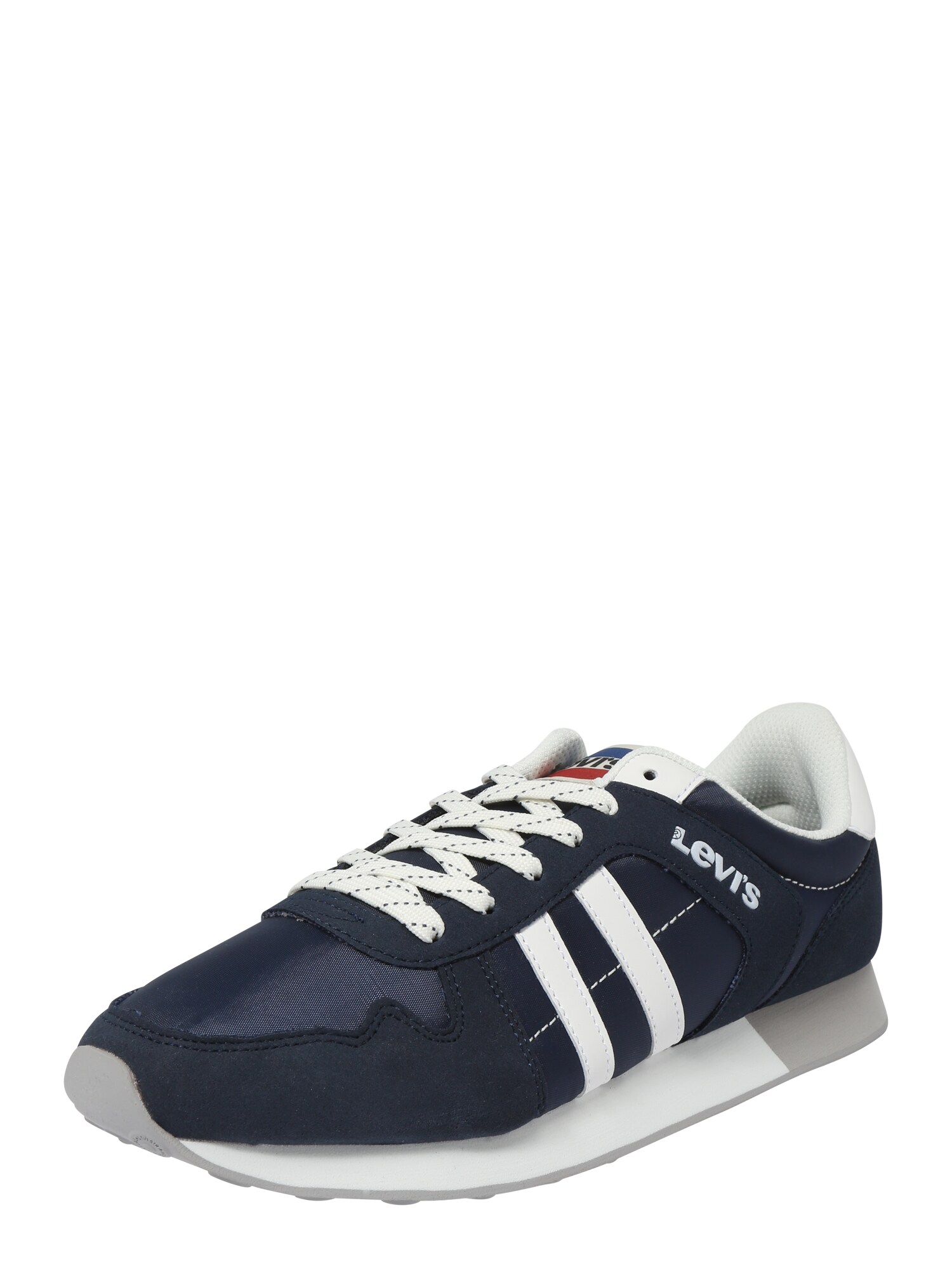 Levis Heren Sneakers Laag Webb Blauw Wit levis kopen in de aanbieding