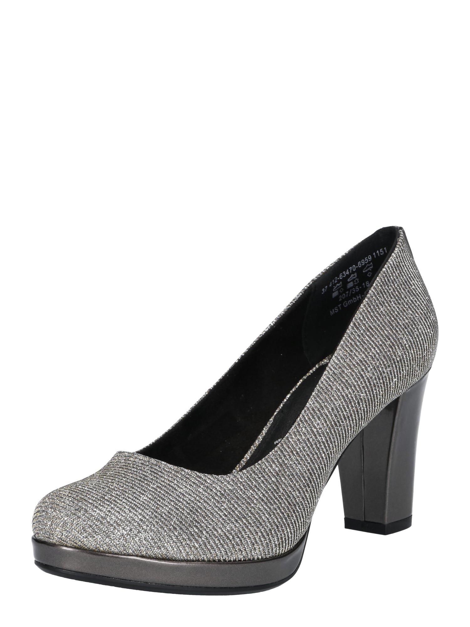 Bugatti Dames Pumps Fiala Evo Antraciet Zilver bugatti kopen in de aanbieding