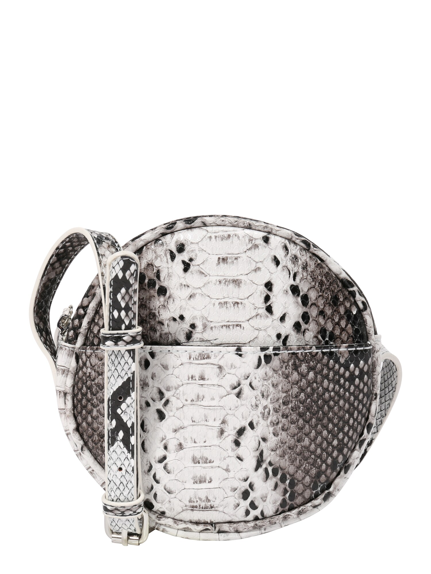 Pieces Dames Schoudertas Grijs Wit pieces kopen in de aanbieding