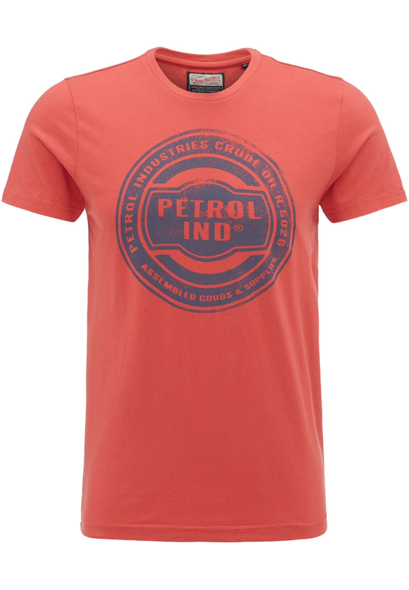 Petrol Industries Heren Shirt Marine Lichtrood petrol industries kopen in de aanbieding