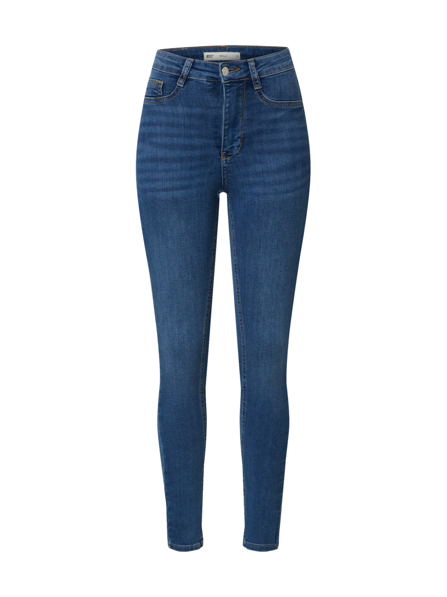 Gina Tricot Džinsai 'Molly highwaist jeans'  tamsiai (džinso) mėlyna