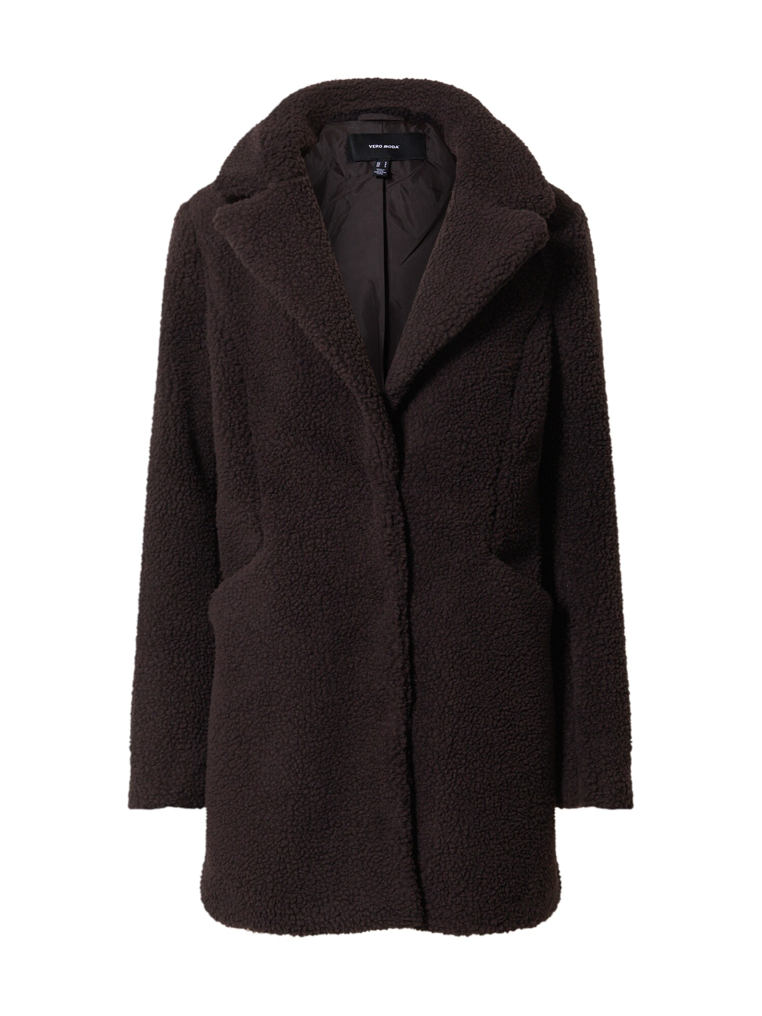 VERO MODA Demisezoninė striukė  tamsiai ruda