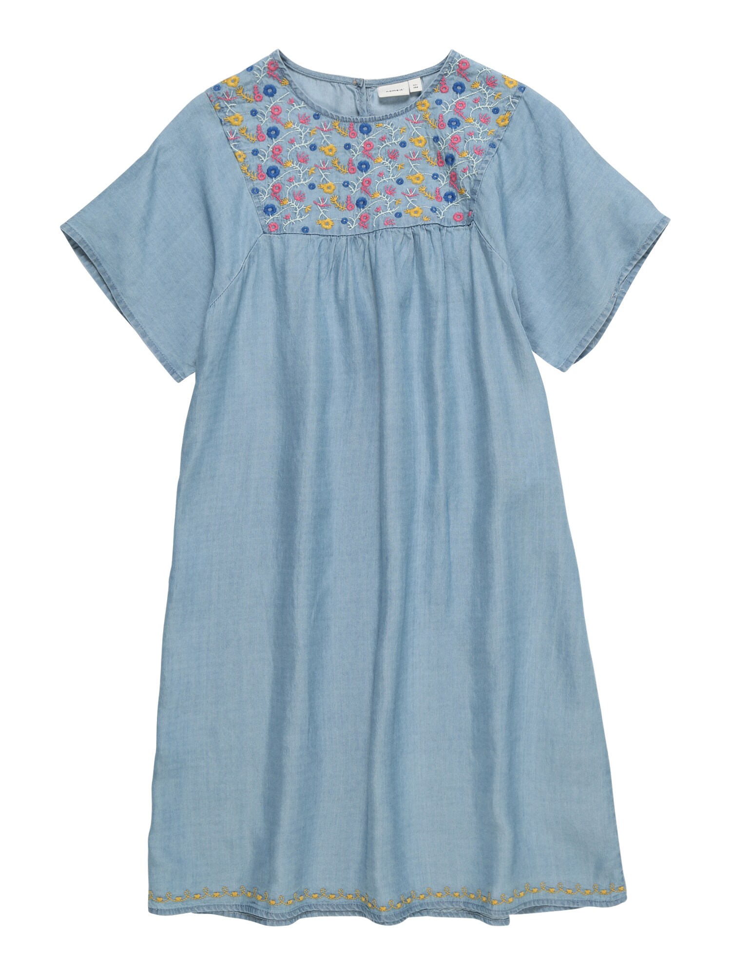 Name It Meisjes Jurk Smoky Blue Gemengde Kleuren name it kopen in de aanbieding