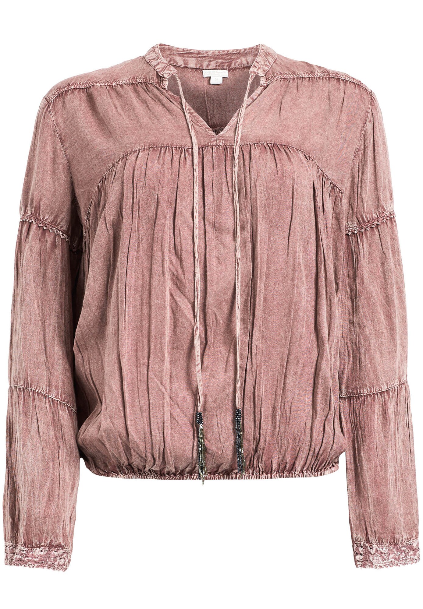 Khujo Dames Blouse Alix Pastelroze khujo kopen in de aanbieding