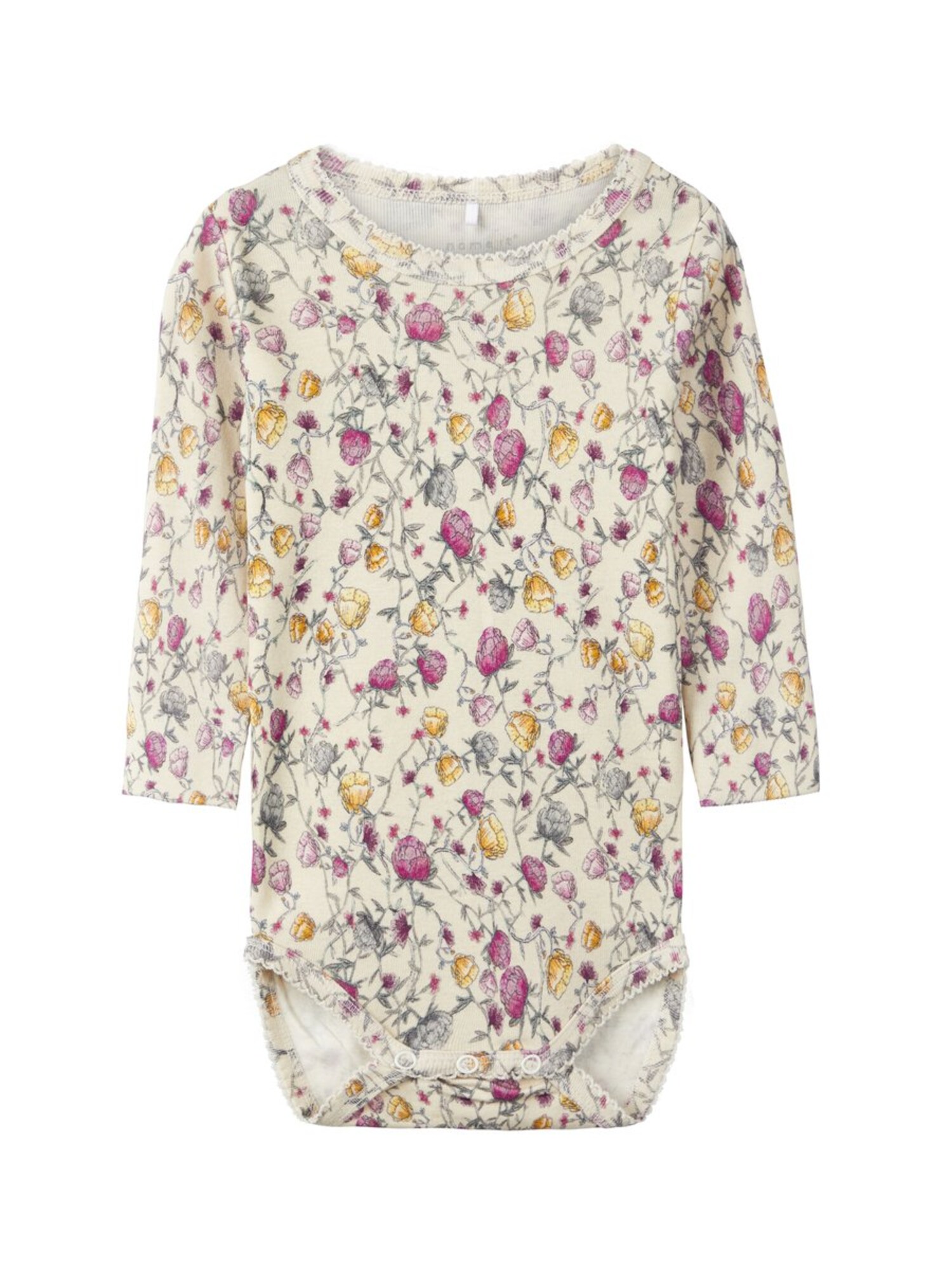 Name It Meisjes Rompertjebody Geel Pink Natuurwit name it kopen in de aanbieding