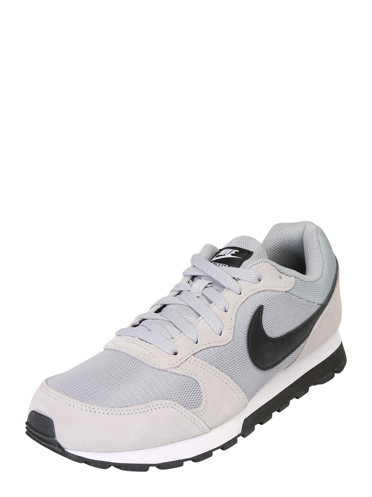 Nike Sportswear Heren Sneakers Laag Runner 2 Grijs Zwart nike kopen in de aanbieding