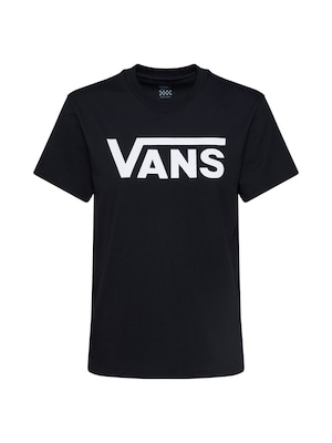 VANS Camiseta 'FLYING V'  negro / blanco
