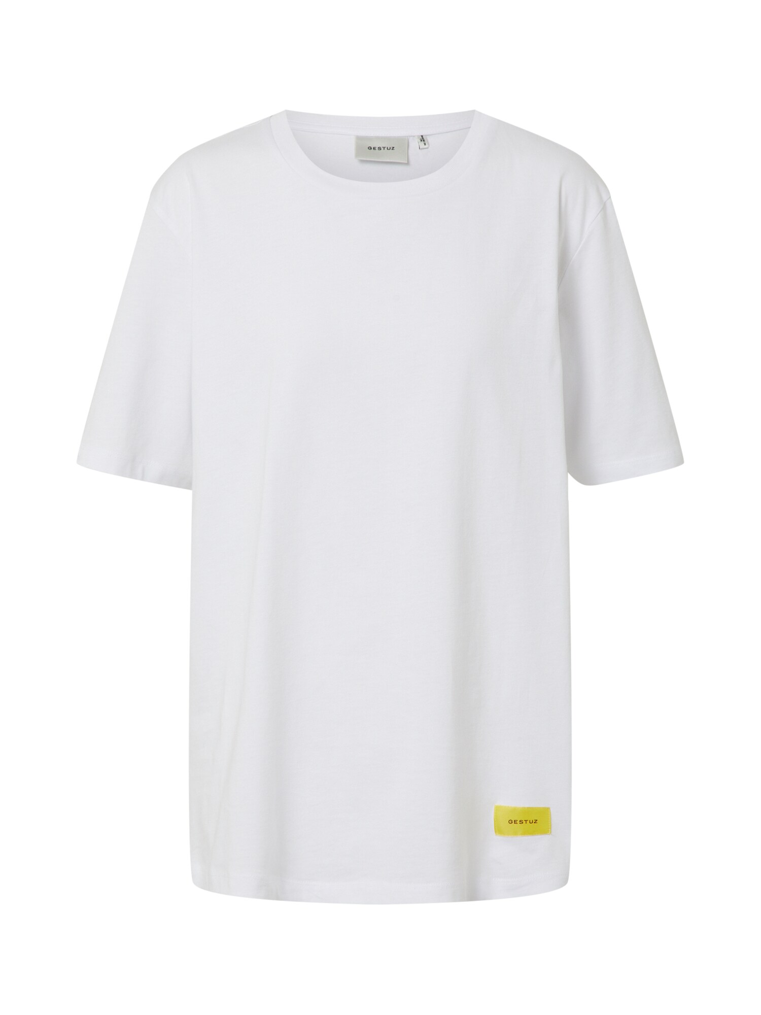 Gestuz Marškinėliai 'LivGZ'  balta / geltona