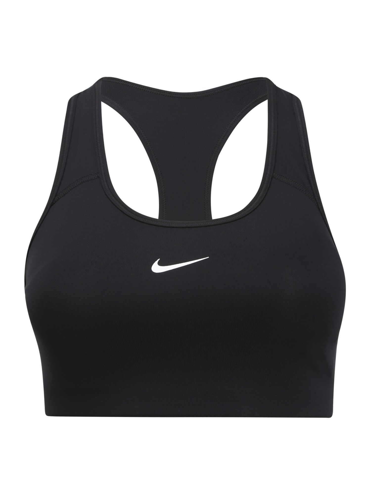 NIKE Športová podprsenka  čierna / biela