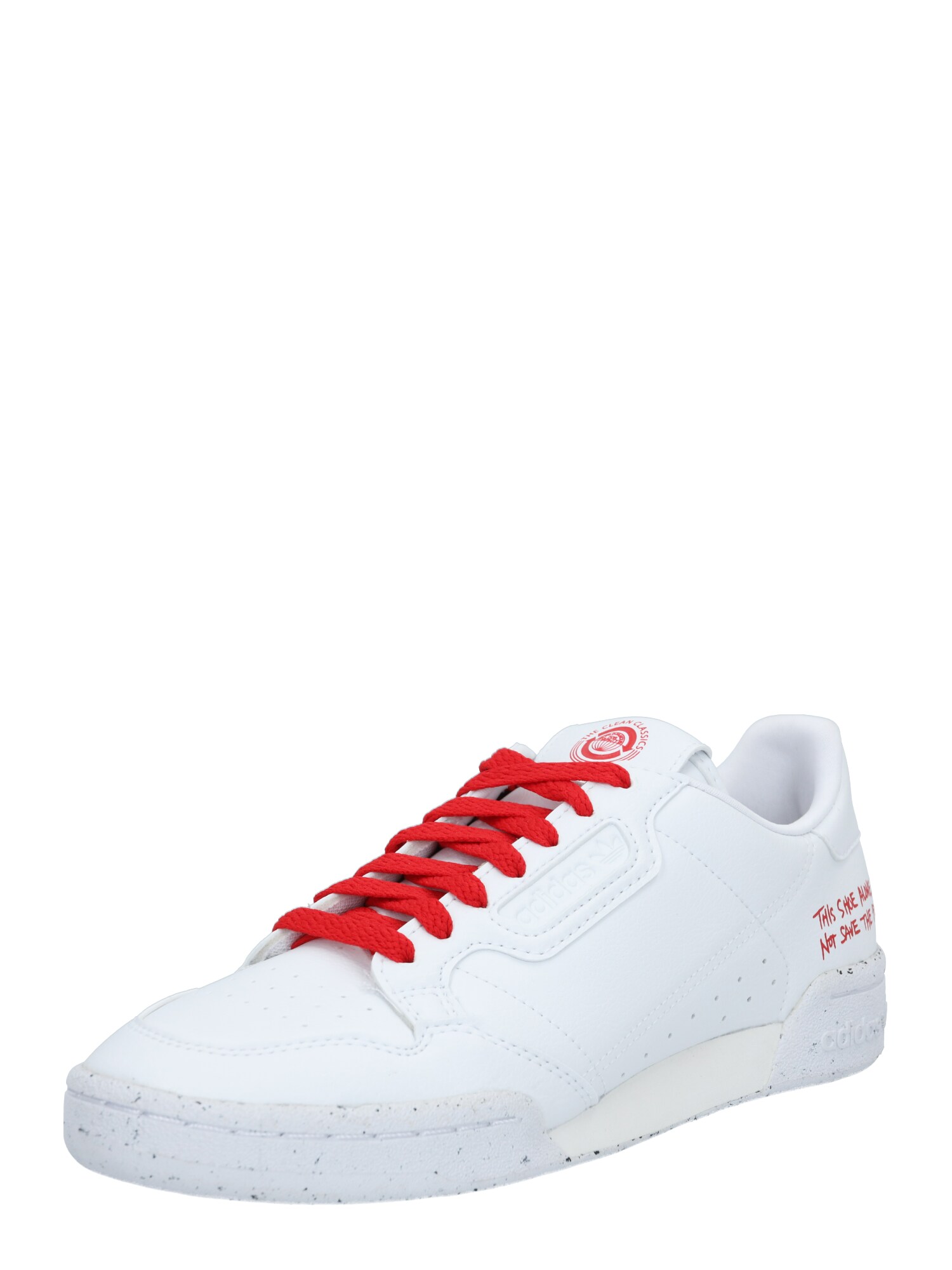 ADIDAS ORIGINALS Sportbačiai be auliuko 'CONTINENTAL 80'  balta / raudona