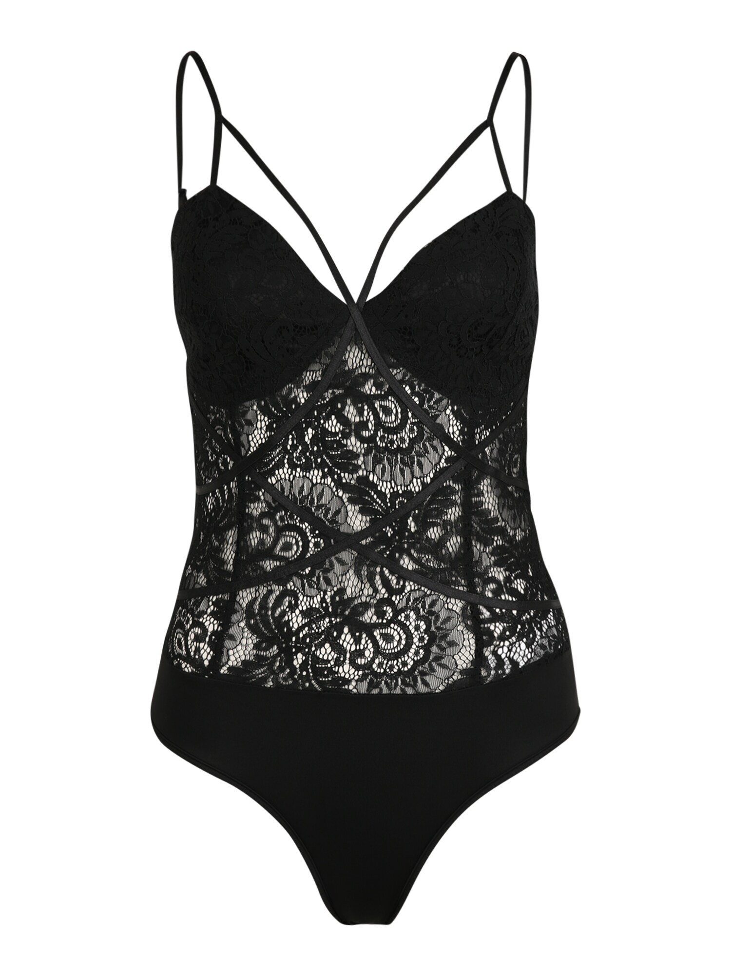 Missguided (Tall) Glaustinukė su petnešėlėmis  juoda