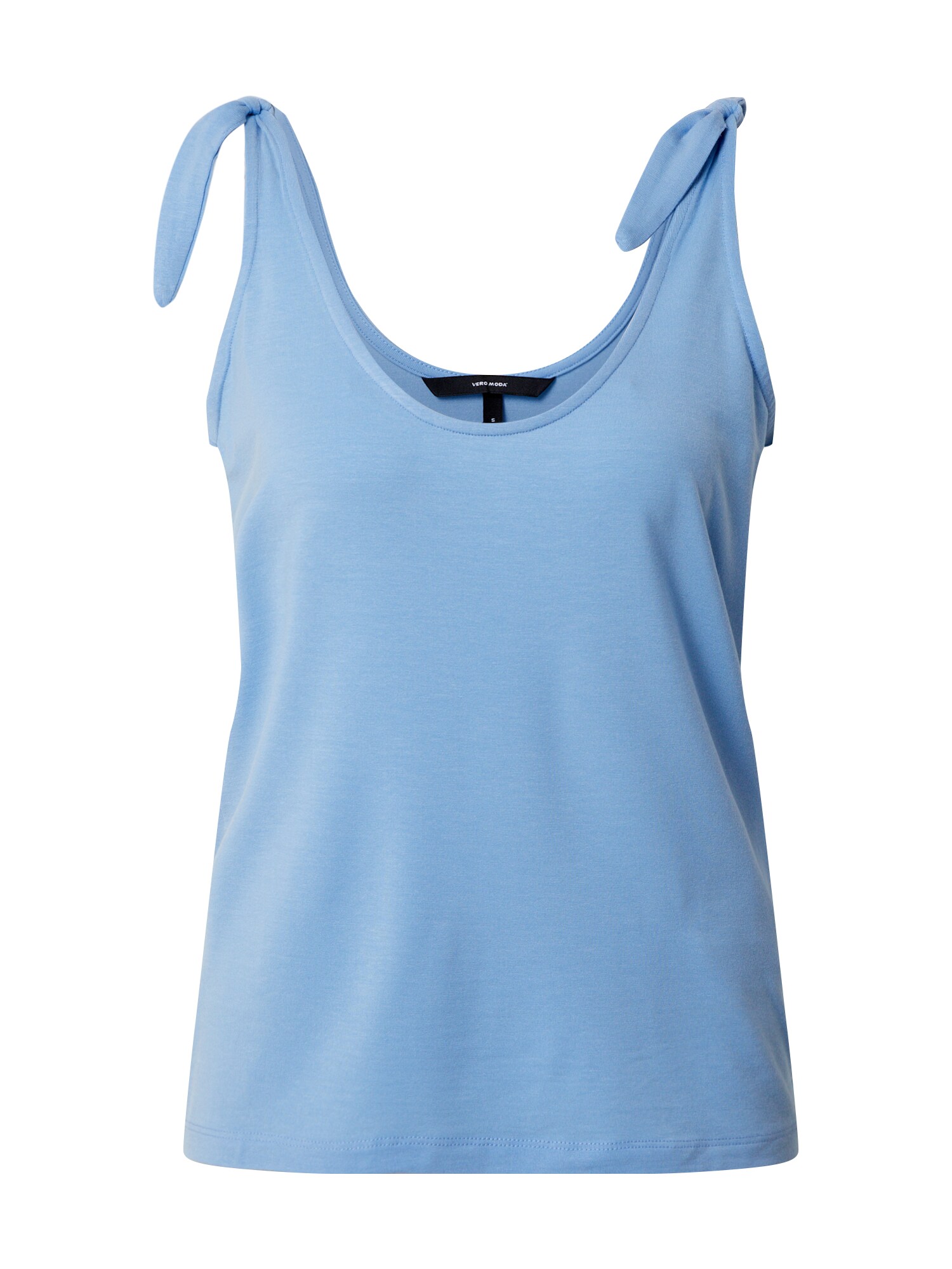 VERO MODA Palaidinė be rankovių 'VMAVA LULU TIE TANK TOP'  šviesiai mėlyna