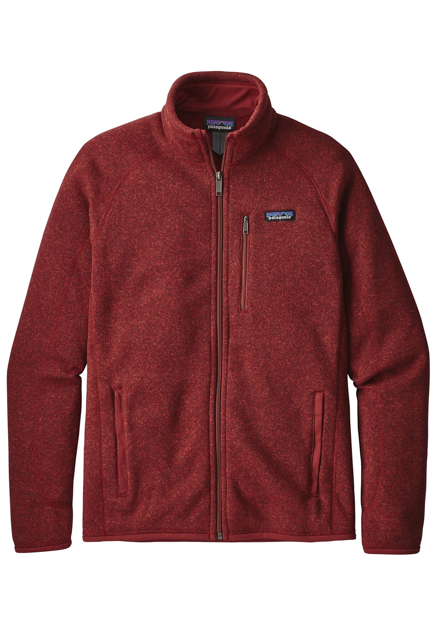 Patagonia Heren Funktionele Fleece Jas Better Donkerrood patagonia kopen in de aanbieding