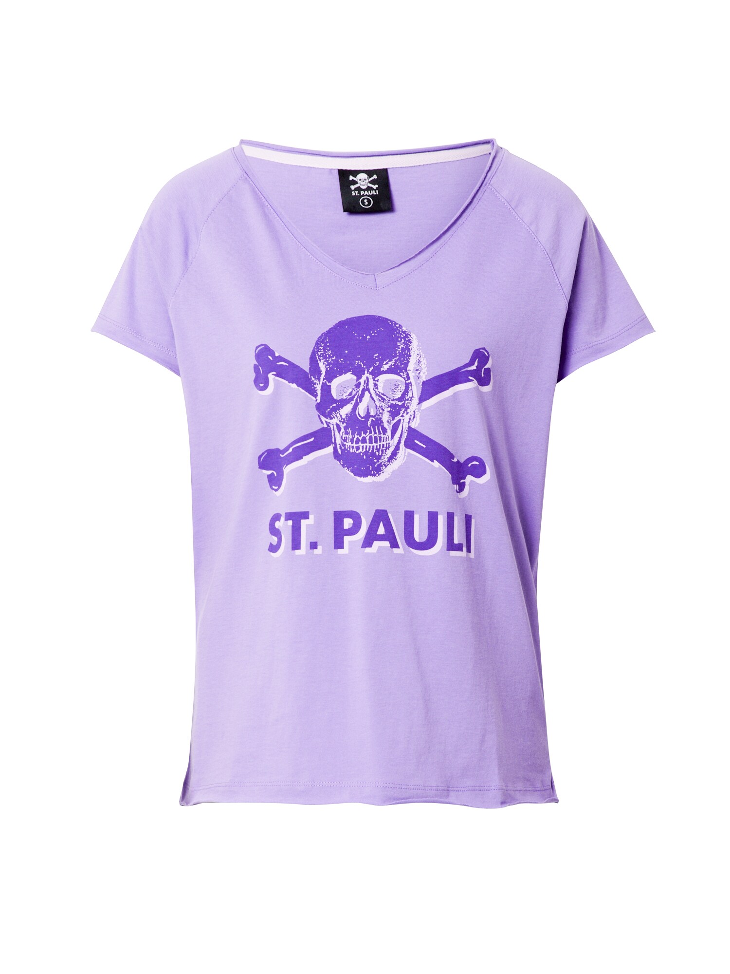FC St. Pauli Sportiniai marškinėliai 'Leila'  balta / purpurinė / violetinė-mėlyna