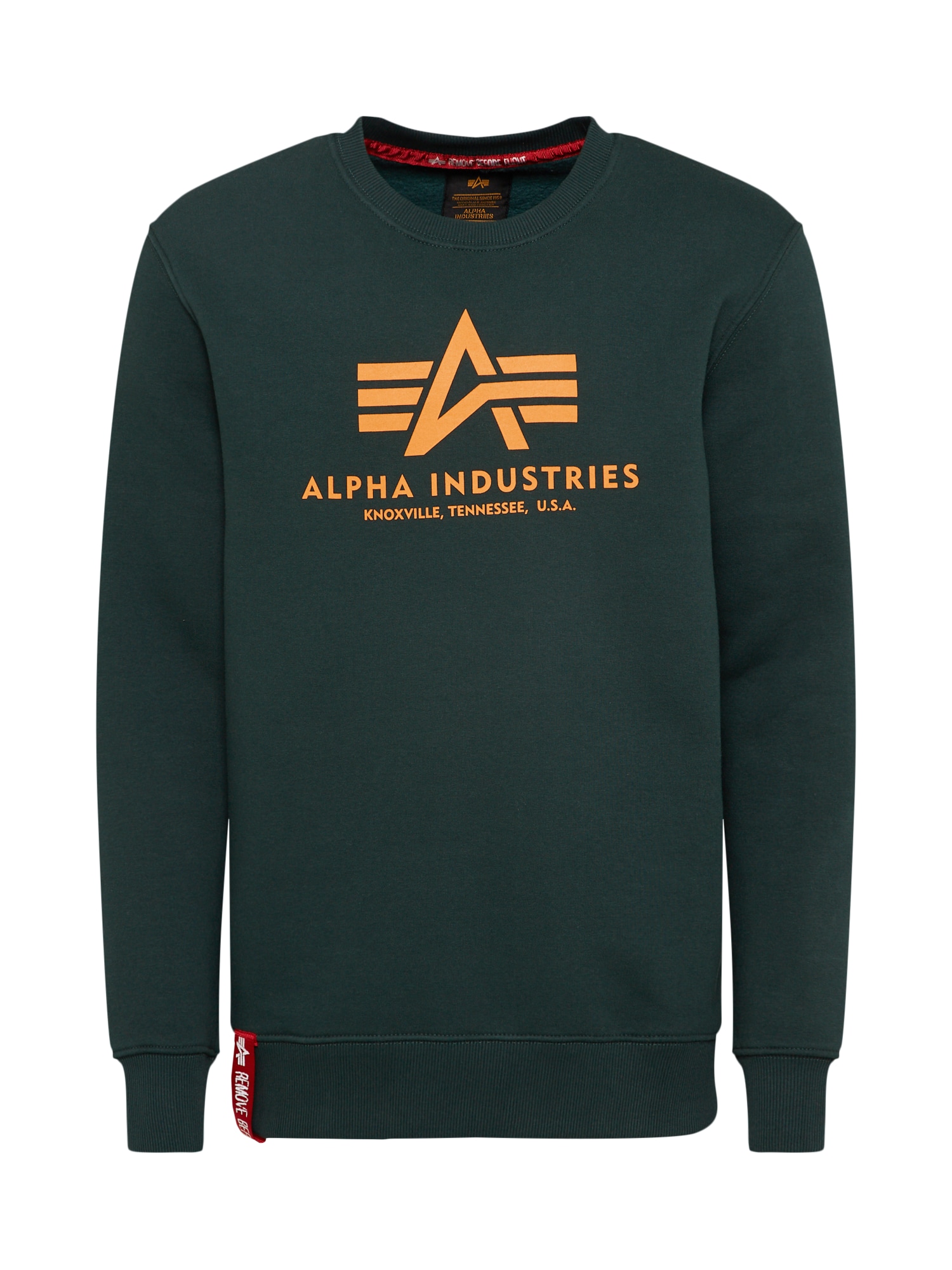 ALPHA INDUSTRIES Megztinis be užsegimo  žalia