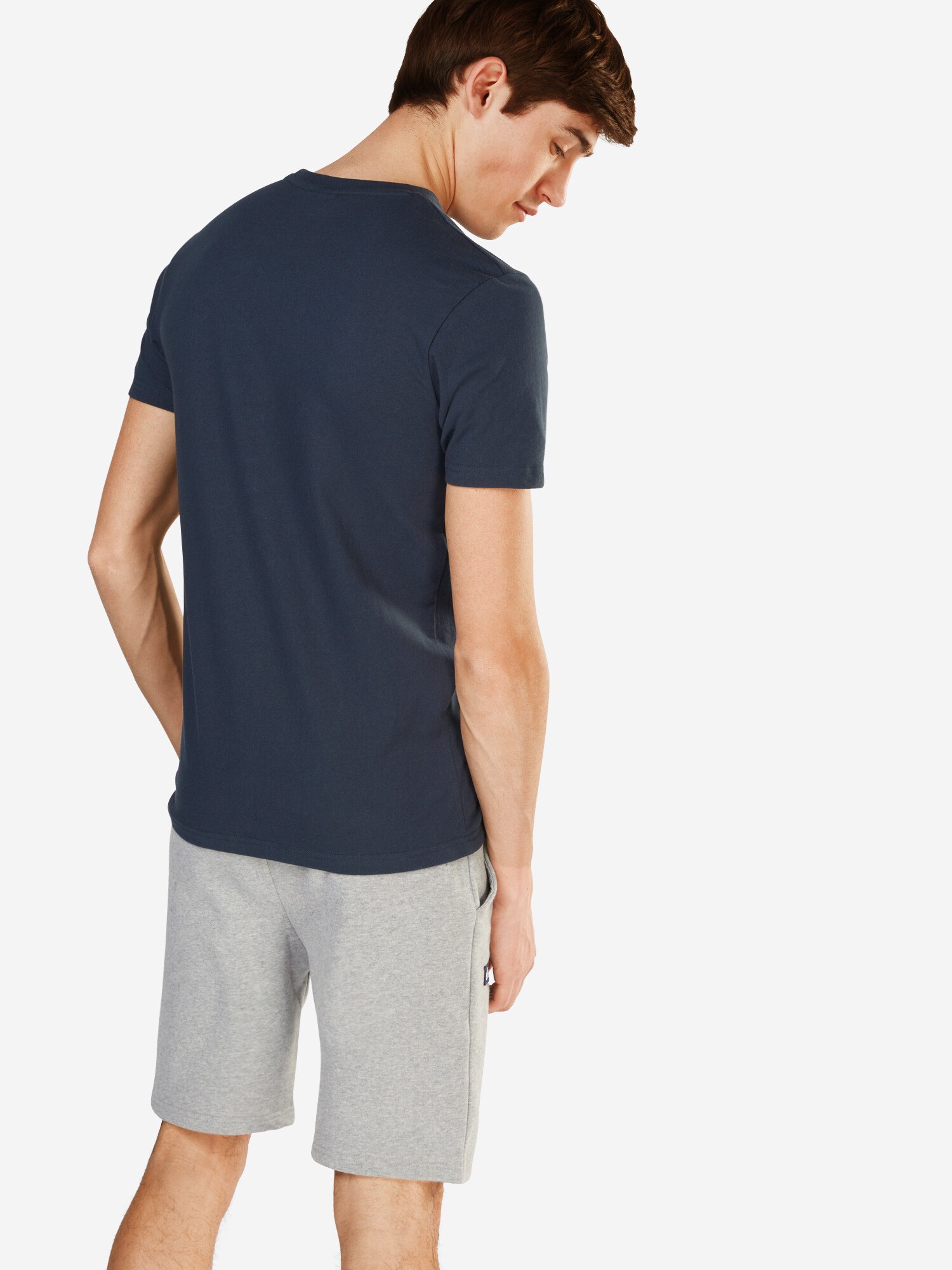 ELLESSE Camiseta 'Canaletto'  azul oscuro / naranja oscuro / rojo fuego / blanco – imagen 4