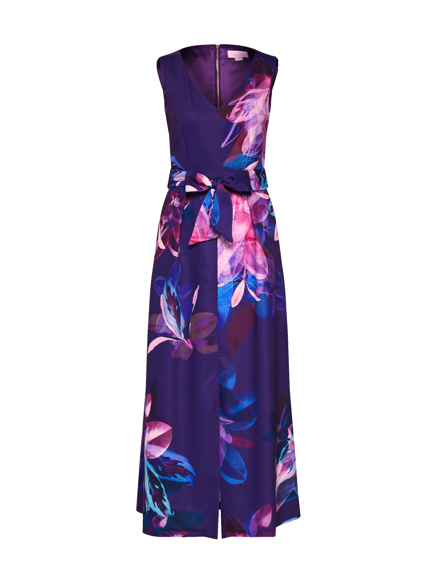 Closet London Dames Zomerjurk Gold Maxi Dress Blauw Lila closet london kopen in de aanbieding