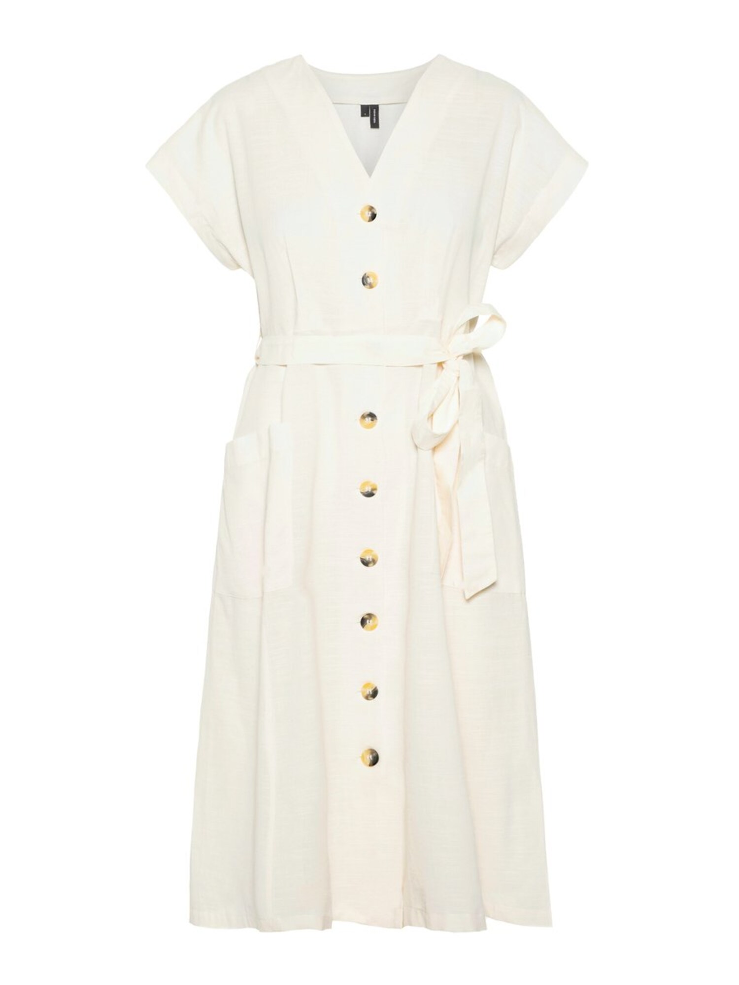 Vero Moda Dames Jurk Beige vero moda kopen in de aanbieding