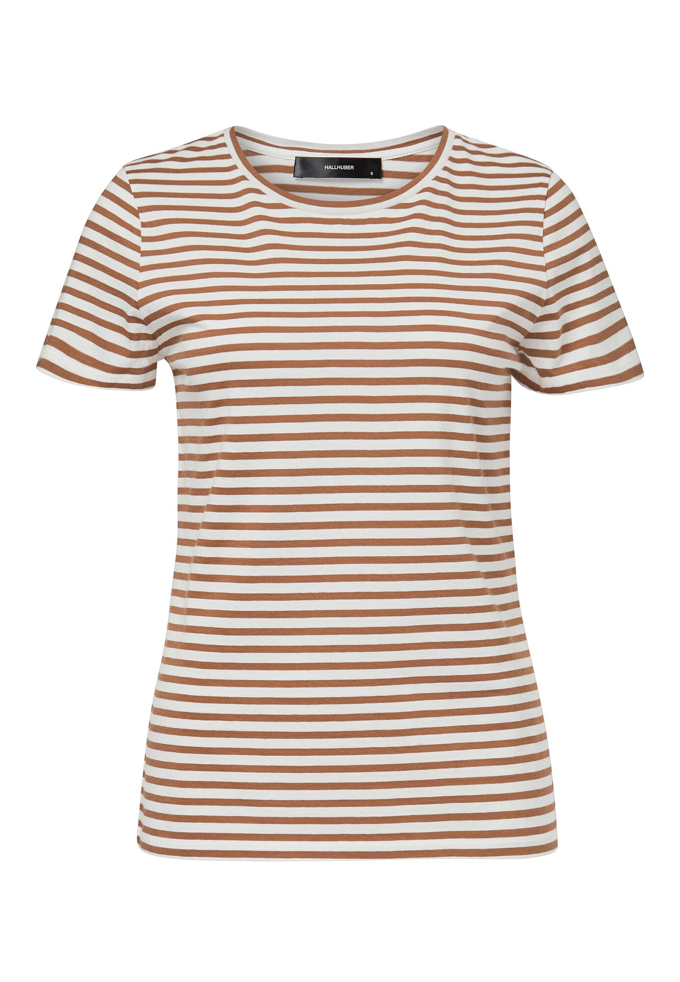 HALLHUBER Shirt braun / weiß