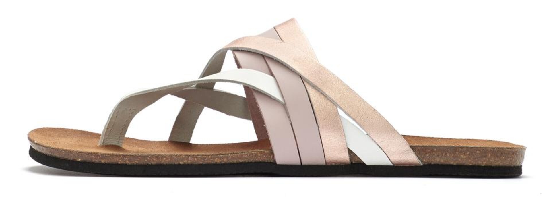 LASCANA Tådelare roséguld / rosé espadriller dam