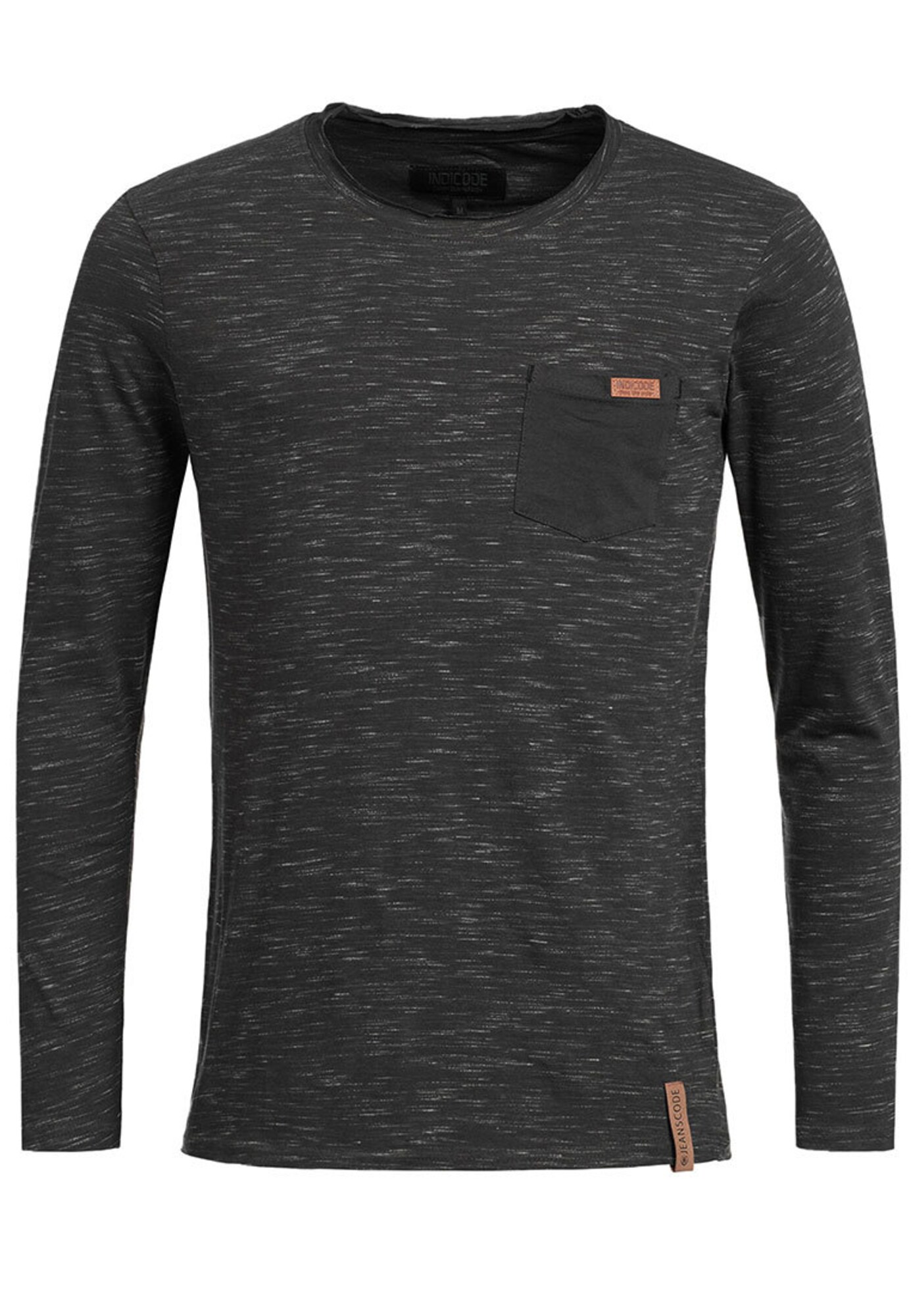 Indicode Jeans Heren Shirt Bakersfield Basaltgrijs indicode jeans kopen in de aanbieding