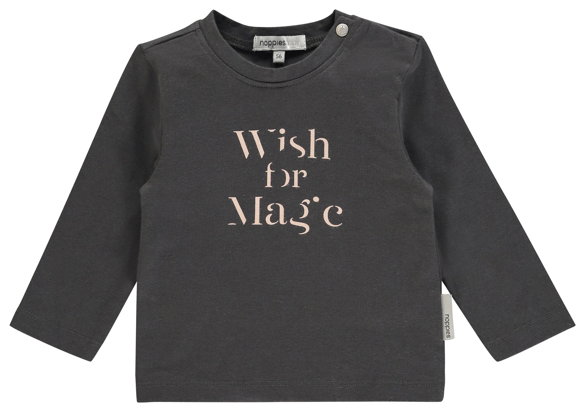 Noppies Meisjes Shirt Waukesha Basaltgrijs Rosa noppies kopen in de aanbieding