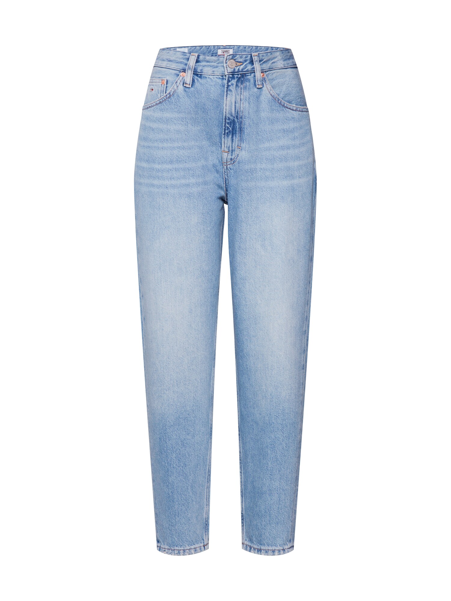 Tommy Jeans Džinsai 'high rise tapered'  šviesiai mėlyna
