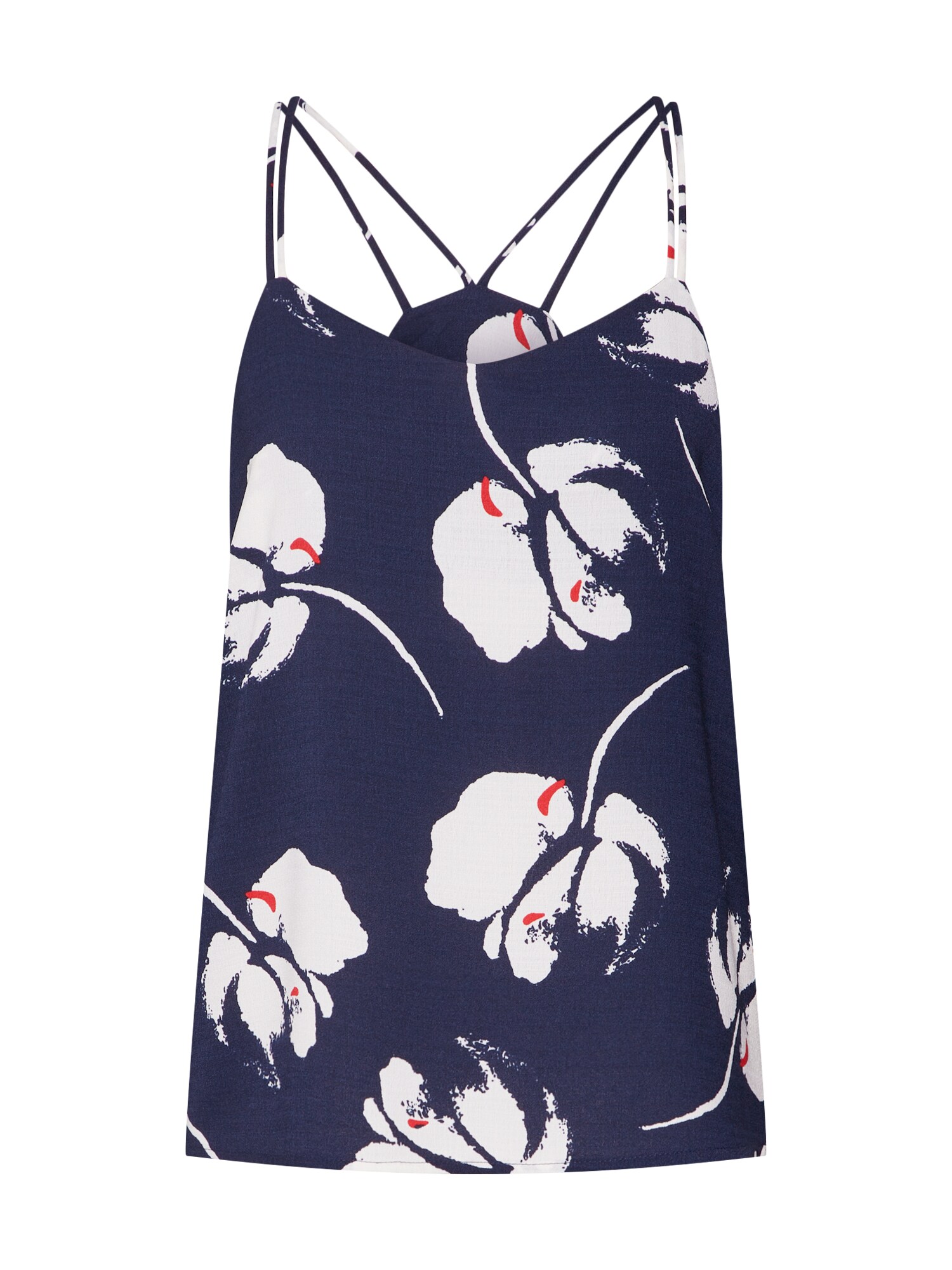 Jacqueline De Yong Dames Top Layla Navy Parelwit jacqueline de yong kopen in de aanbieding