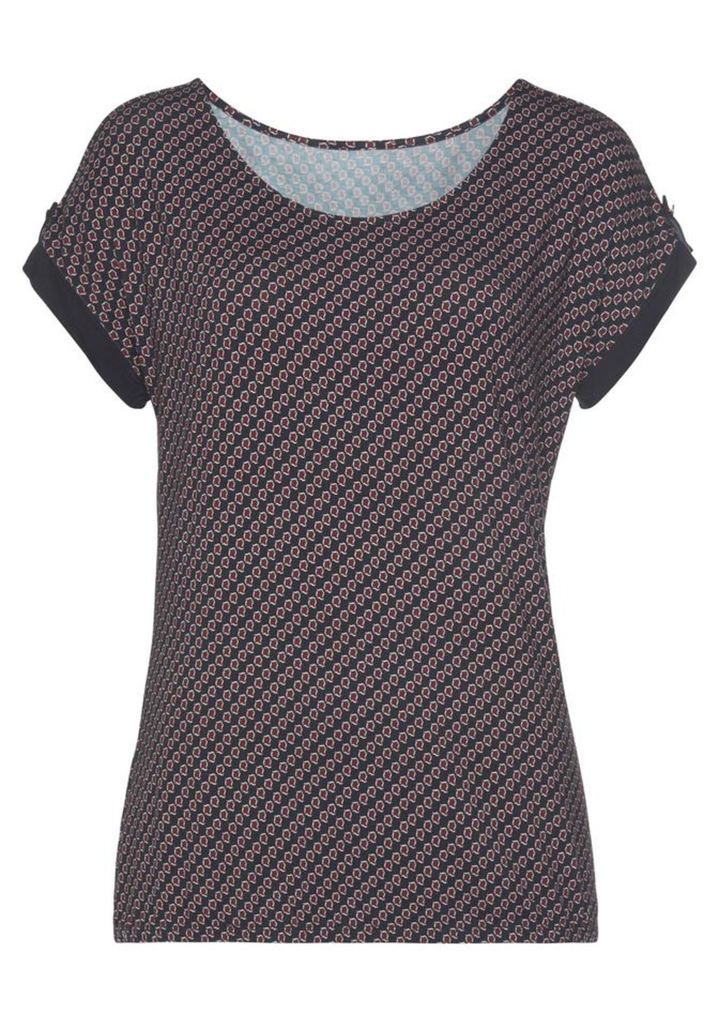 VIVANCE Tricou  roșu / negru