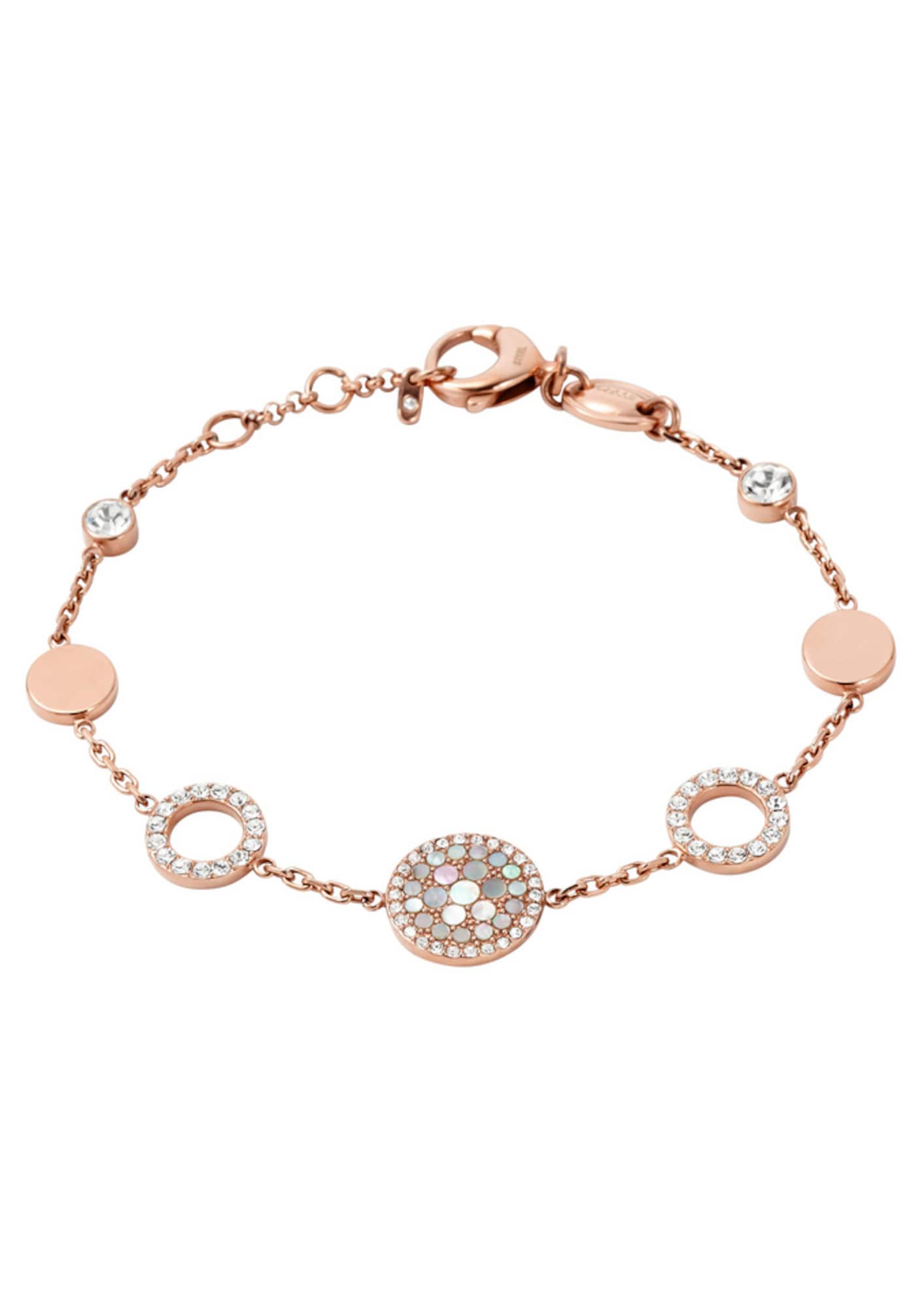 FOSSIL Brățară  auriu - roz