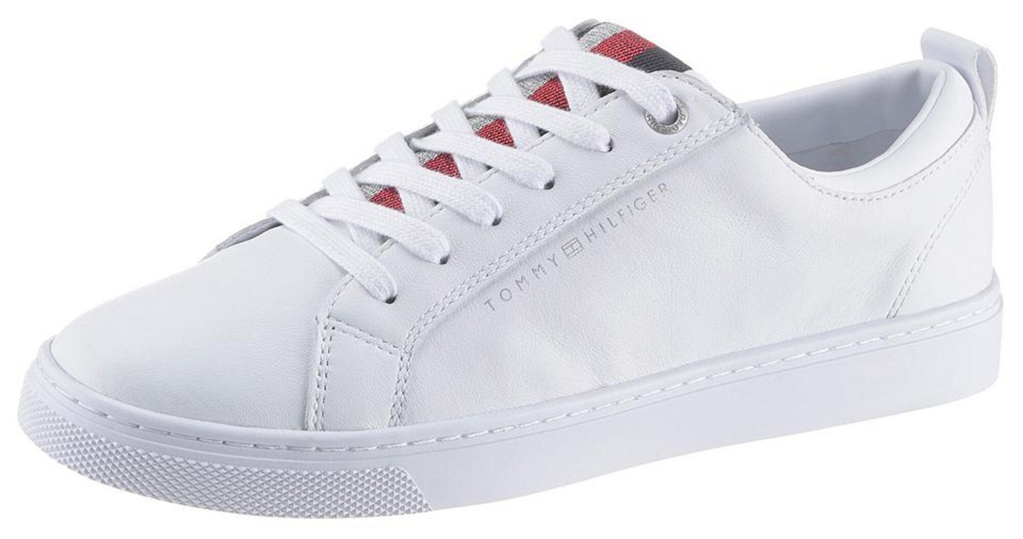 TOMMY HILFIGER Sportbačiai be auliuko 'CORPORATE'  balta