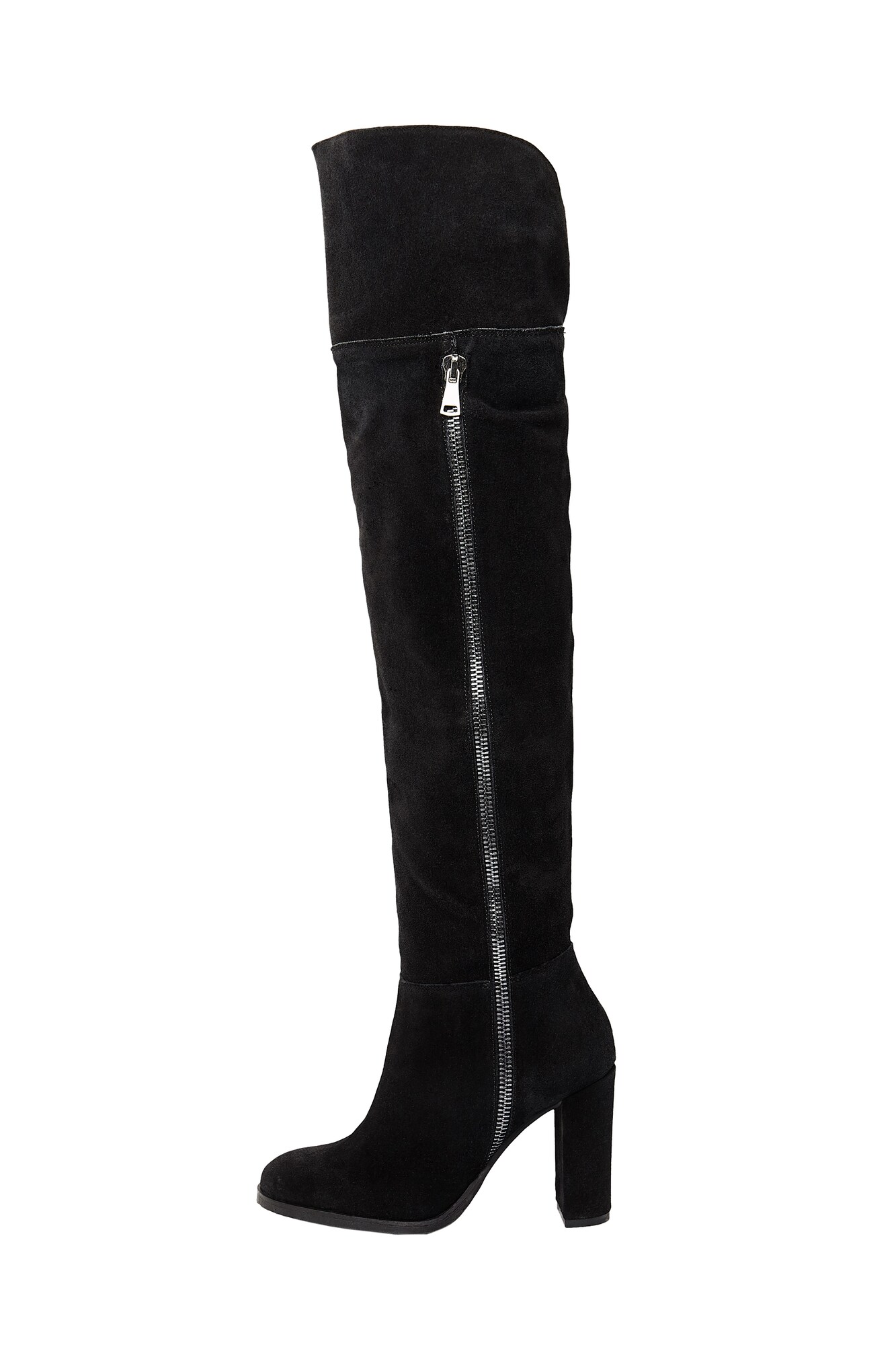 Faina Dames Overknee Laarzen Zwart faina kopen in de aanbieding
