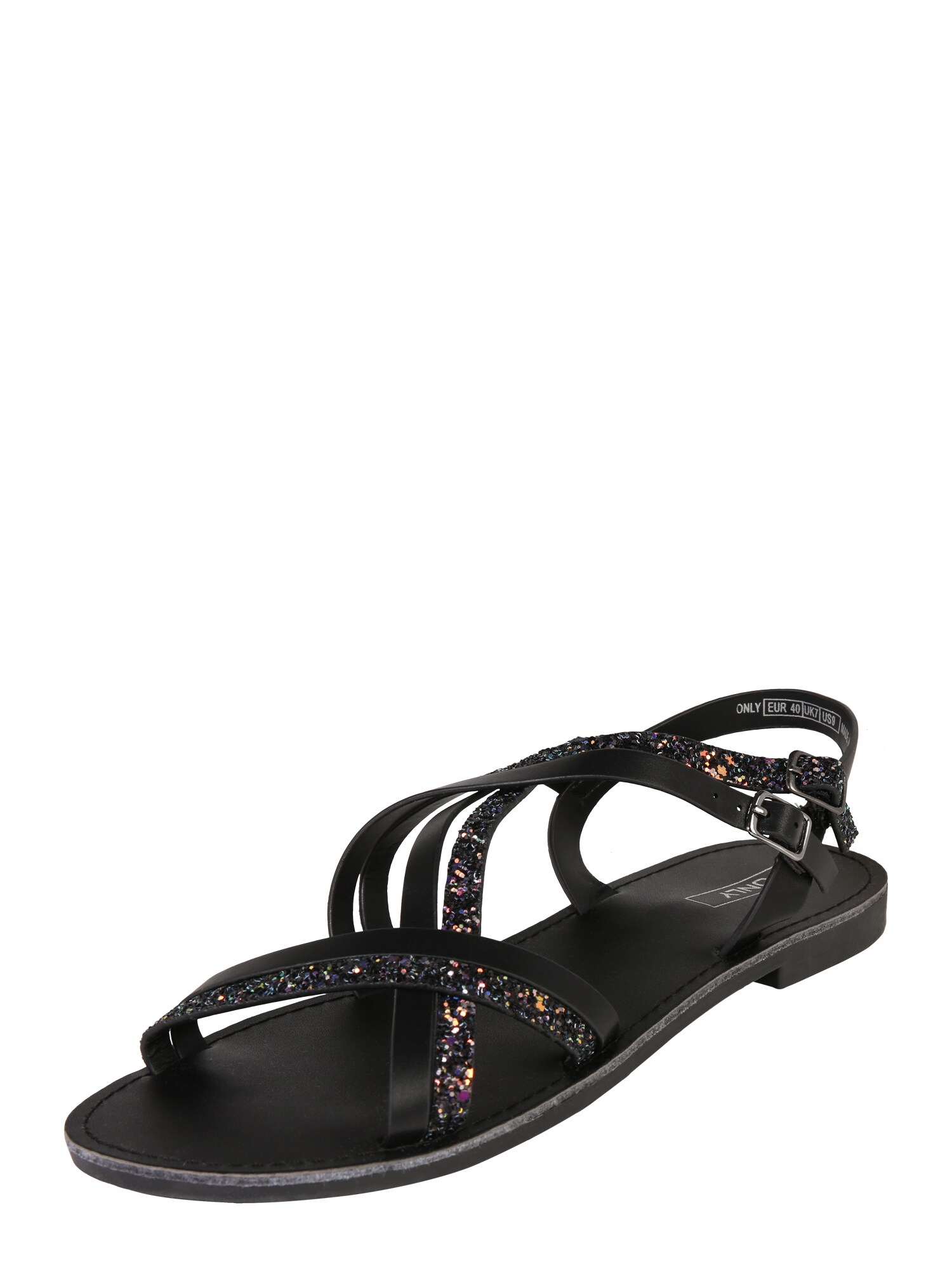 Only Dames Sandalen Met Riem Mandala Zwart only kopen in de aanbieding