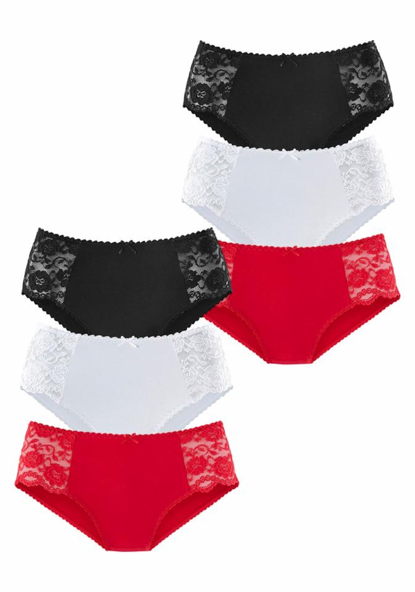 PETITE FLEUR Slip  piros / fekete / fehér akciós termékkép 1