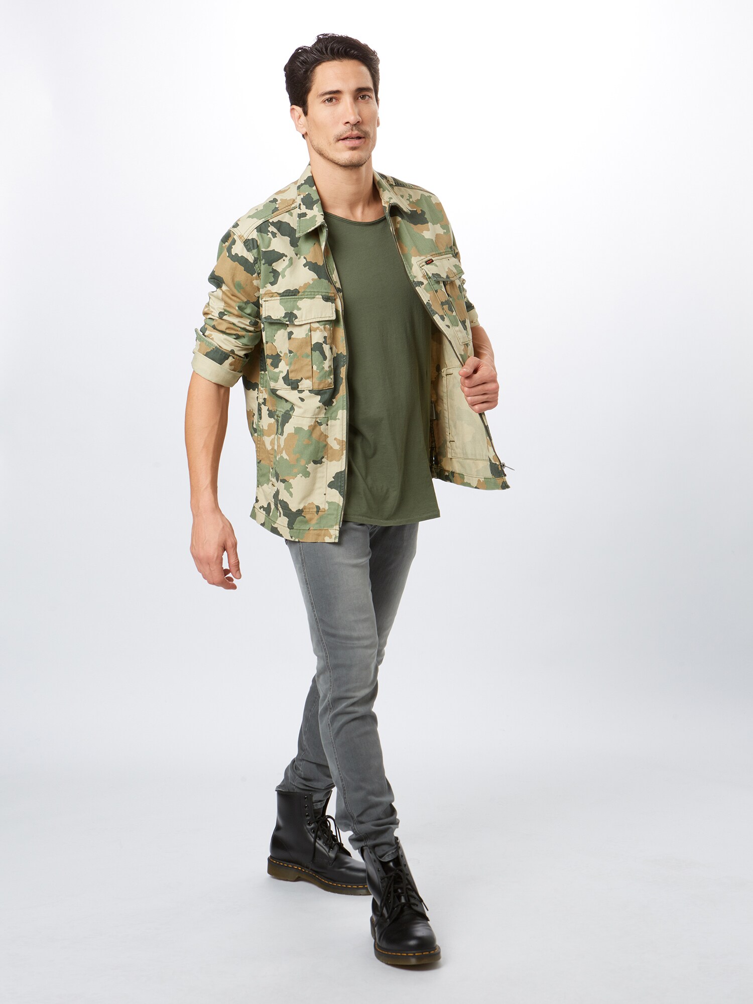 REPLAY Džínsy 'Anbass' sivý denim (obrázok 4)