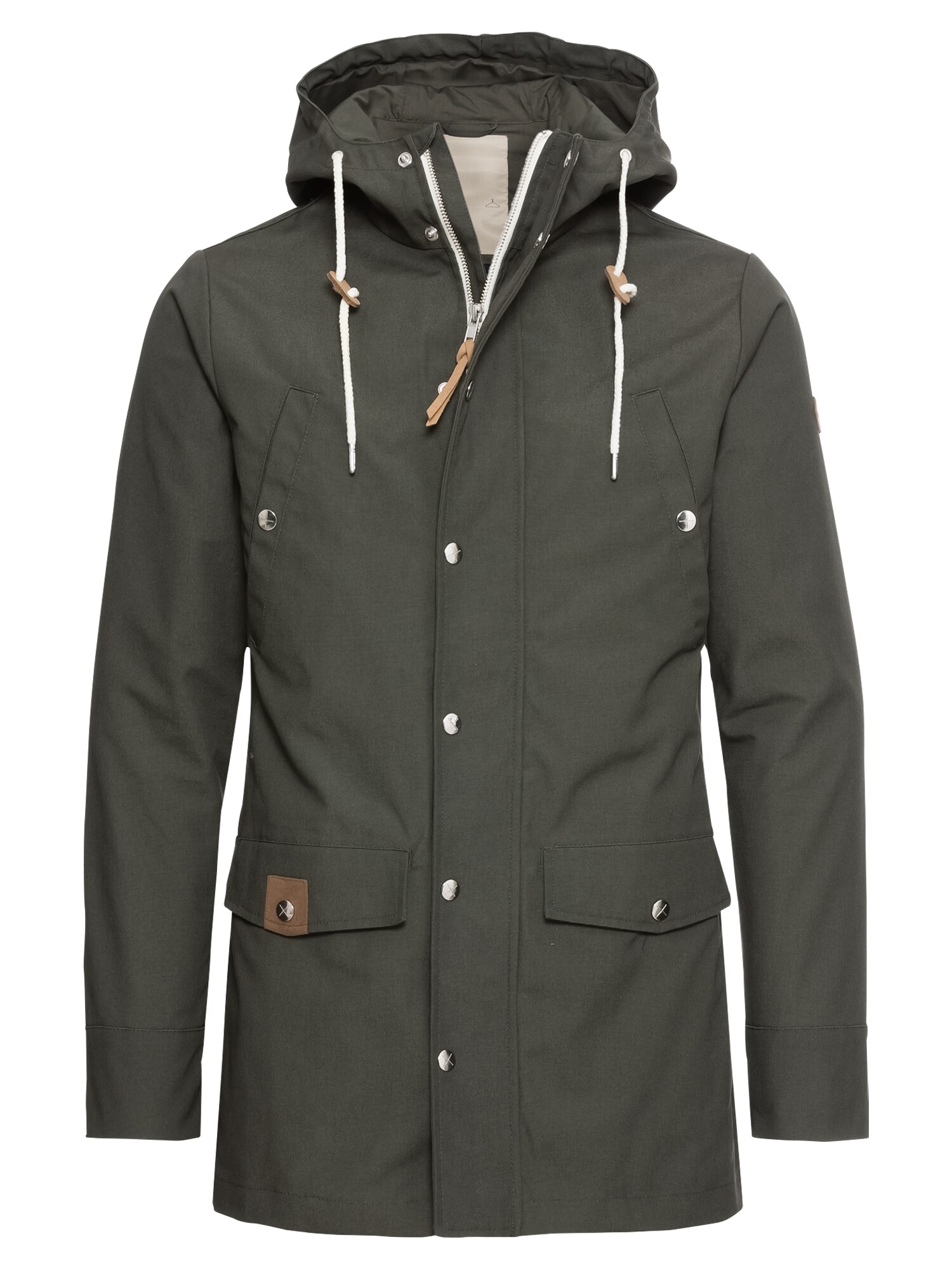 Revolution Heren Tussenparka Kaki revolution kopen in de aanbieding