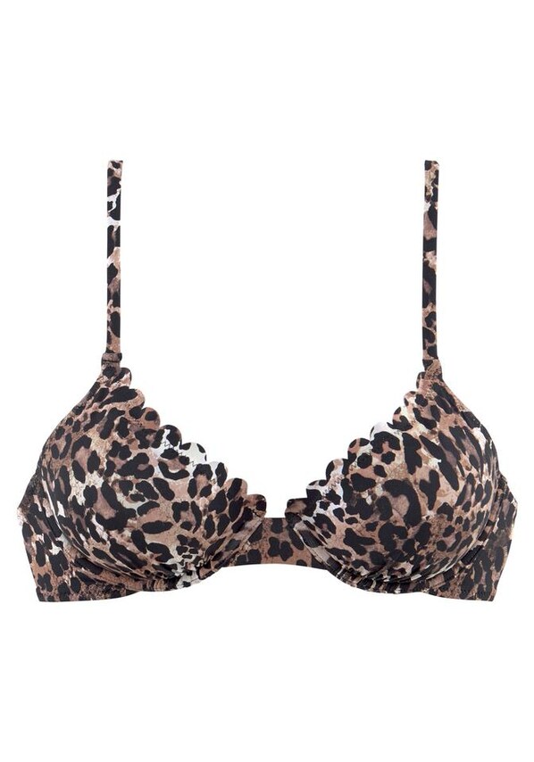 LASCANA, Bikini felső 'Lexa', barna, 1 kép a 4 közül