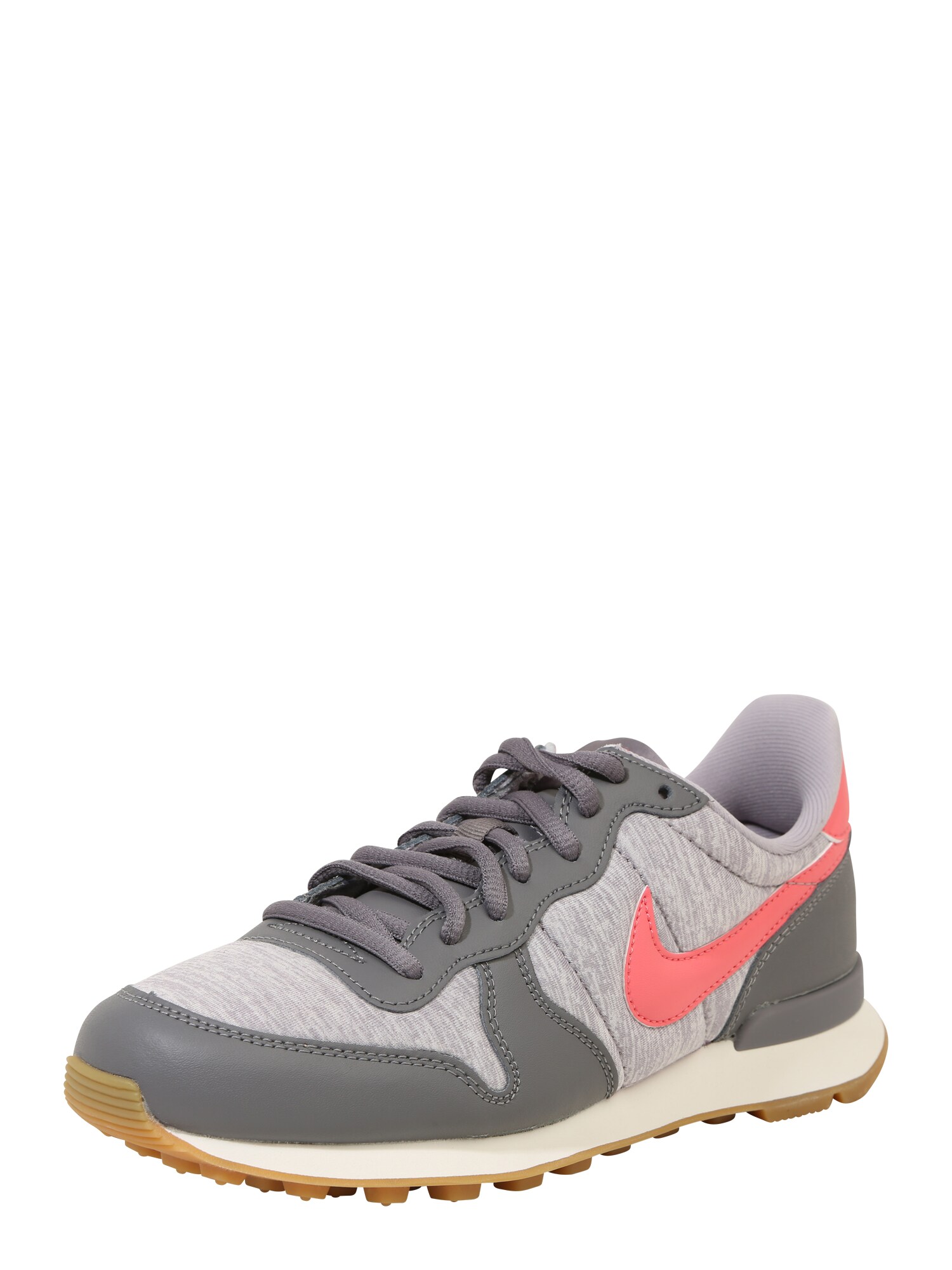 Nike Sportswear Dames Sneakers Laag Internationalist Grijs Pink nike kopen in de aanbieding