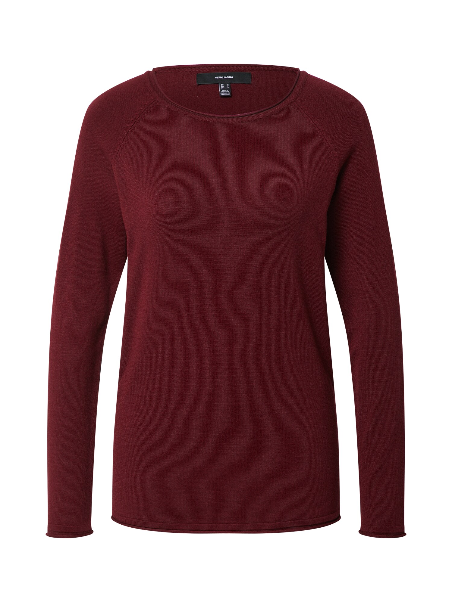 VERO MODA Megztinis 'Nellie'  burgundiško vyno spalva