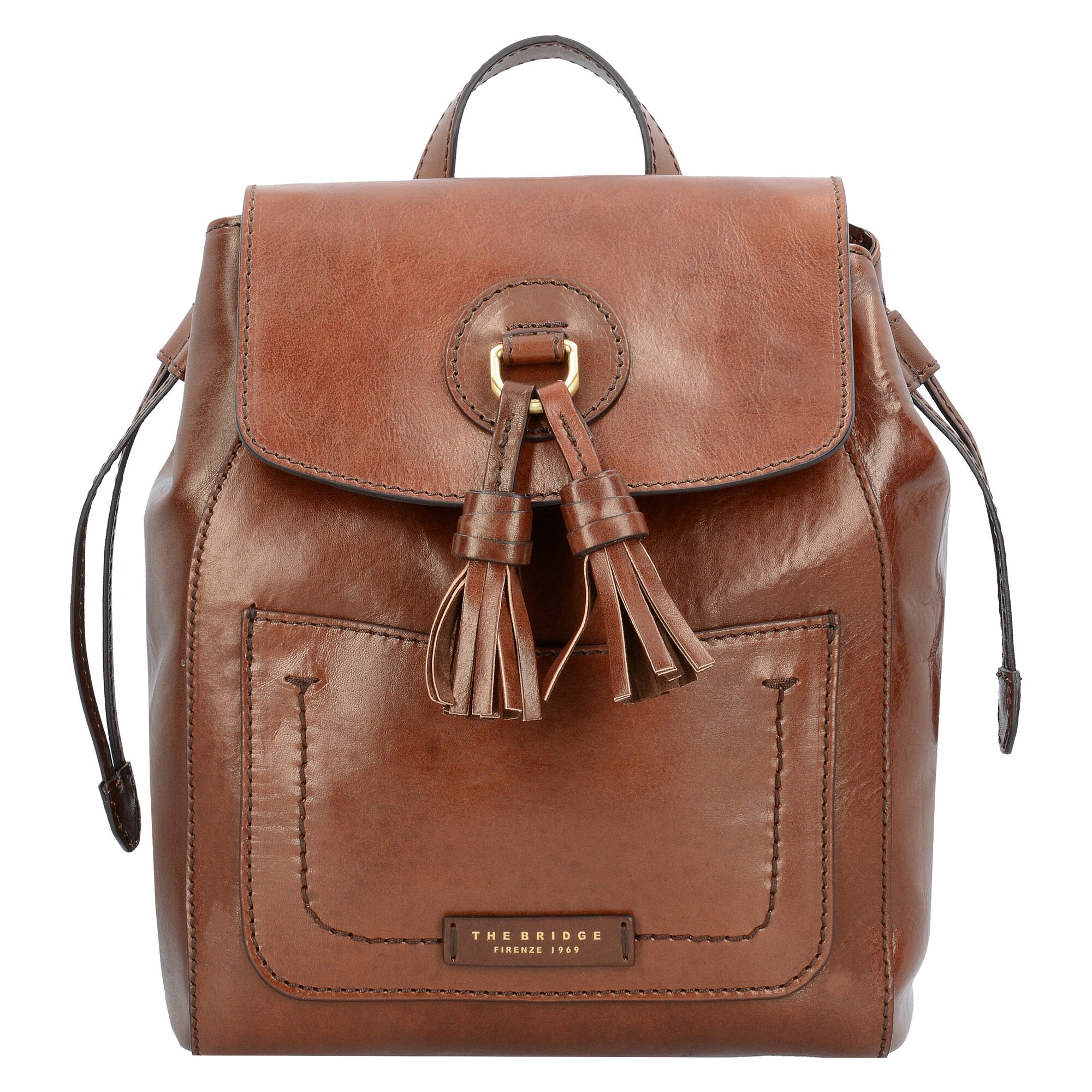 The Bridge Dames Rugzak Santacroce Bruin the bridge kopen in de aanbieding