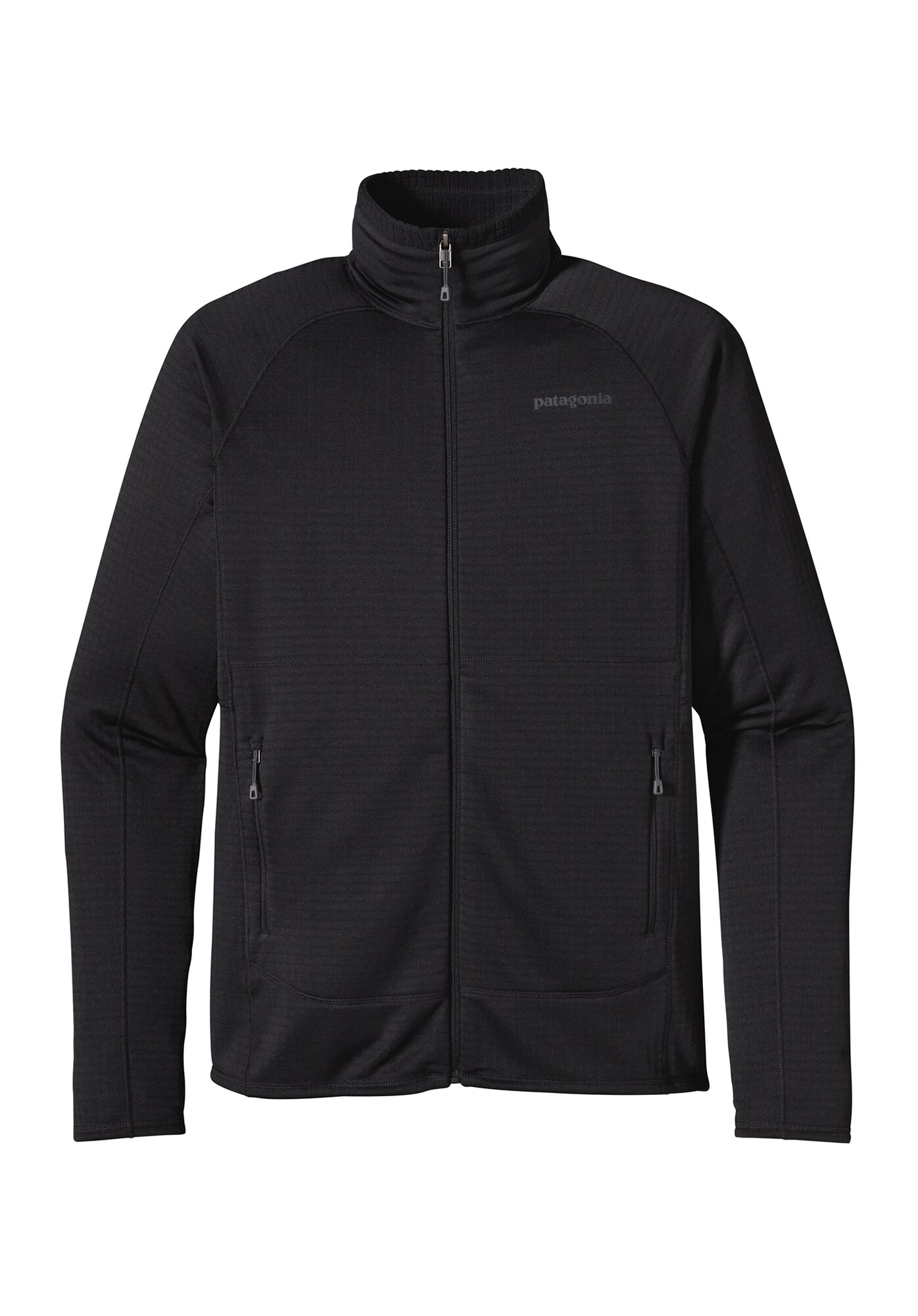 Patagonia Heren Funktionele Fleece Jas R1 Zwart patagonia kopen in de aanbieding