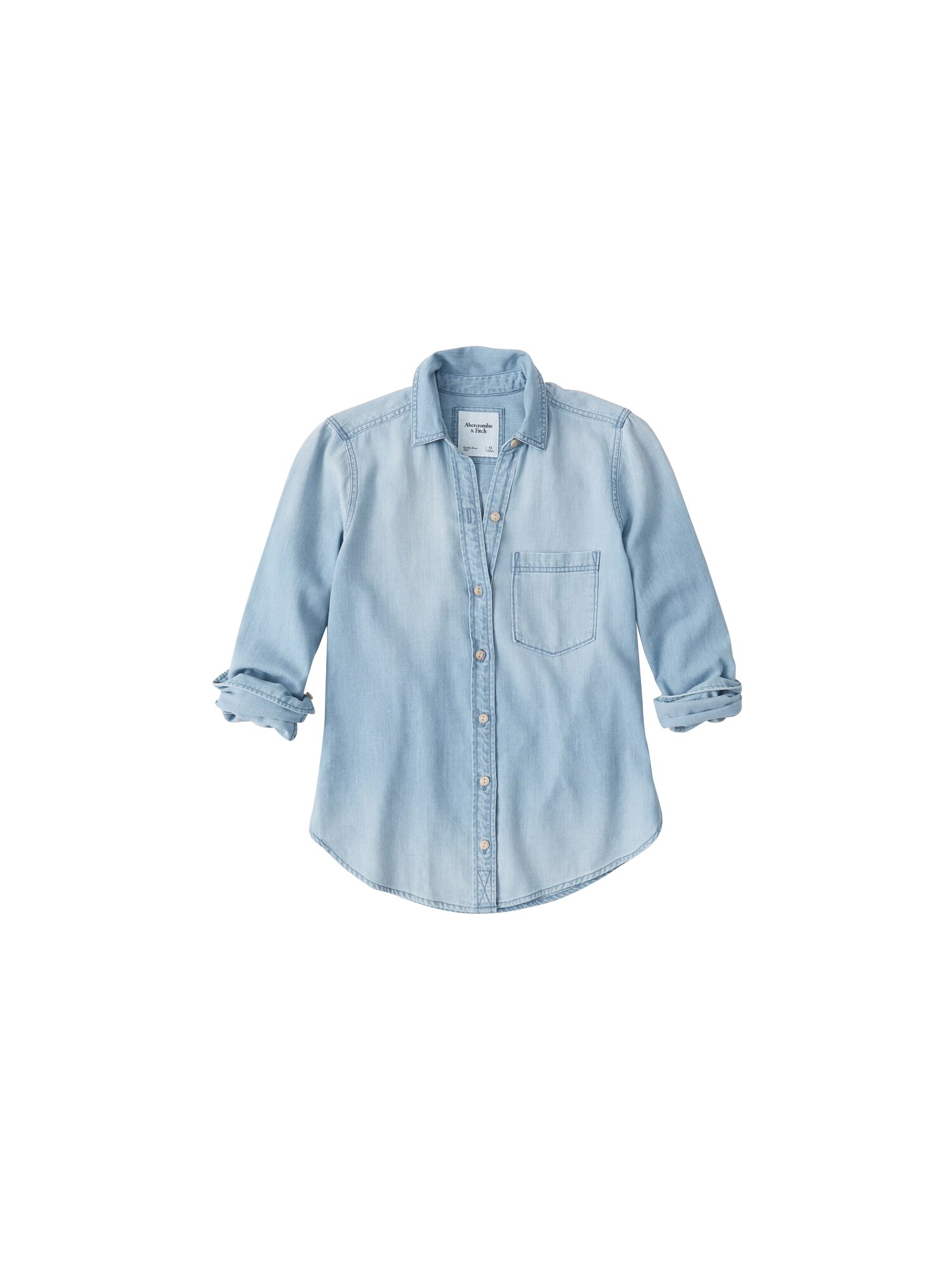 Abercrombie & Fitch Palaidinė 'Chambray'  tamsiai (džinso) mėlyna