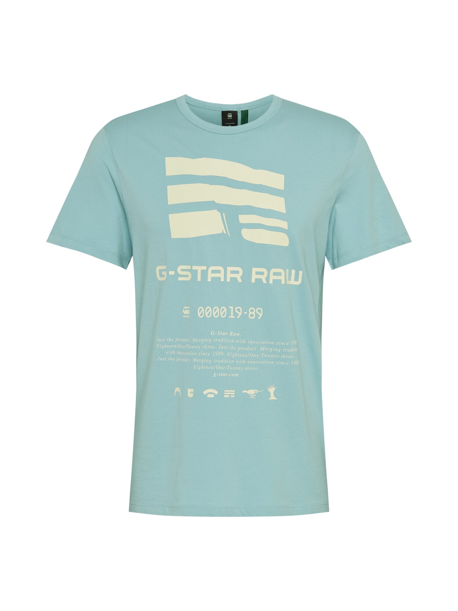 G-Star RAW Marškinėliai  opalo / balta