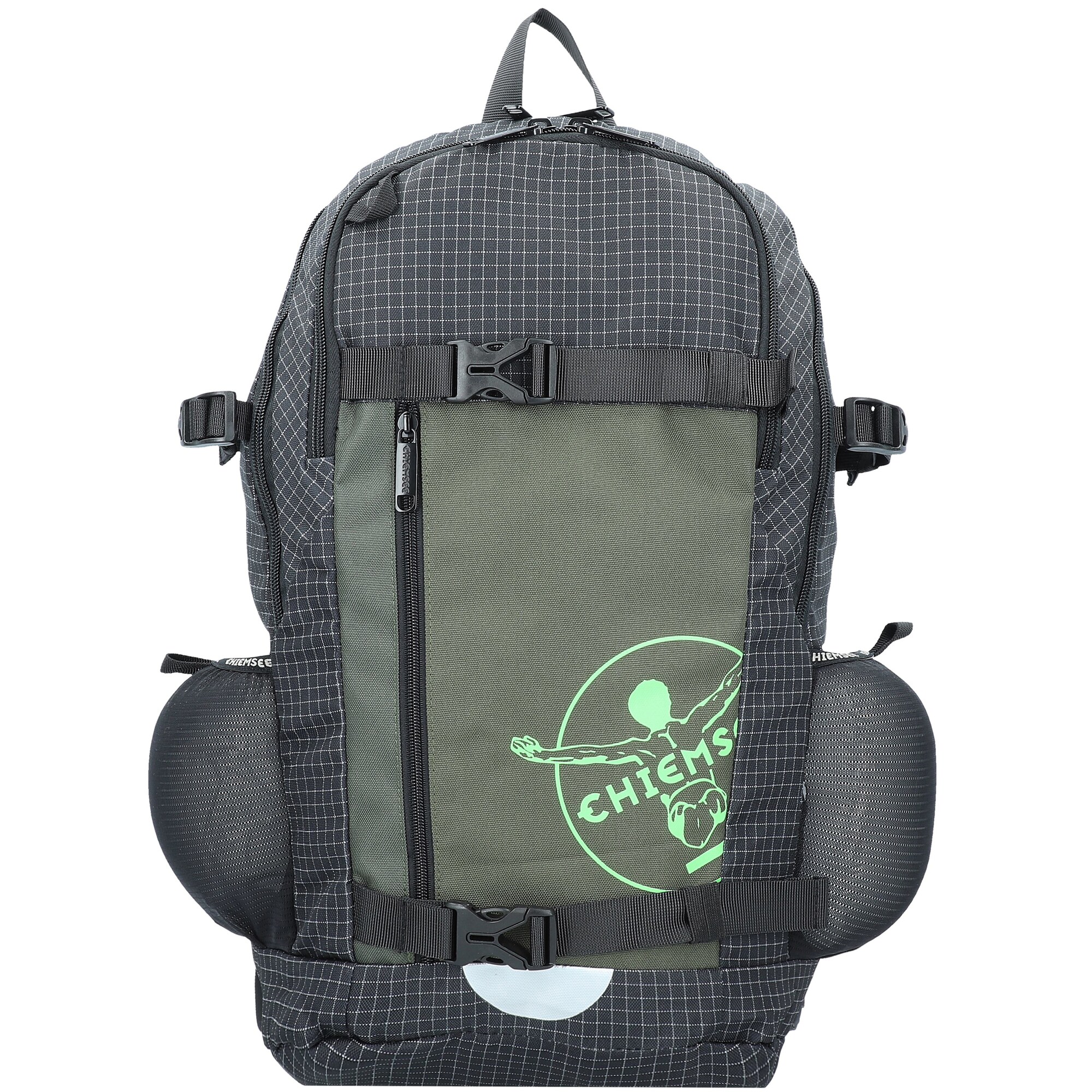 Chiemsee Dames Rugzak Kaki Zwart Wit chiemsee kopen in de aanbieding