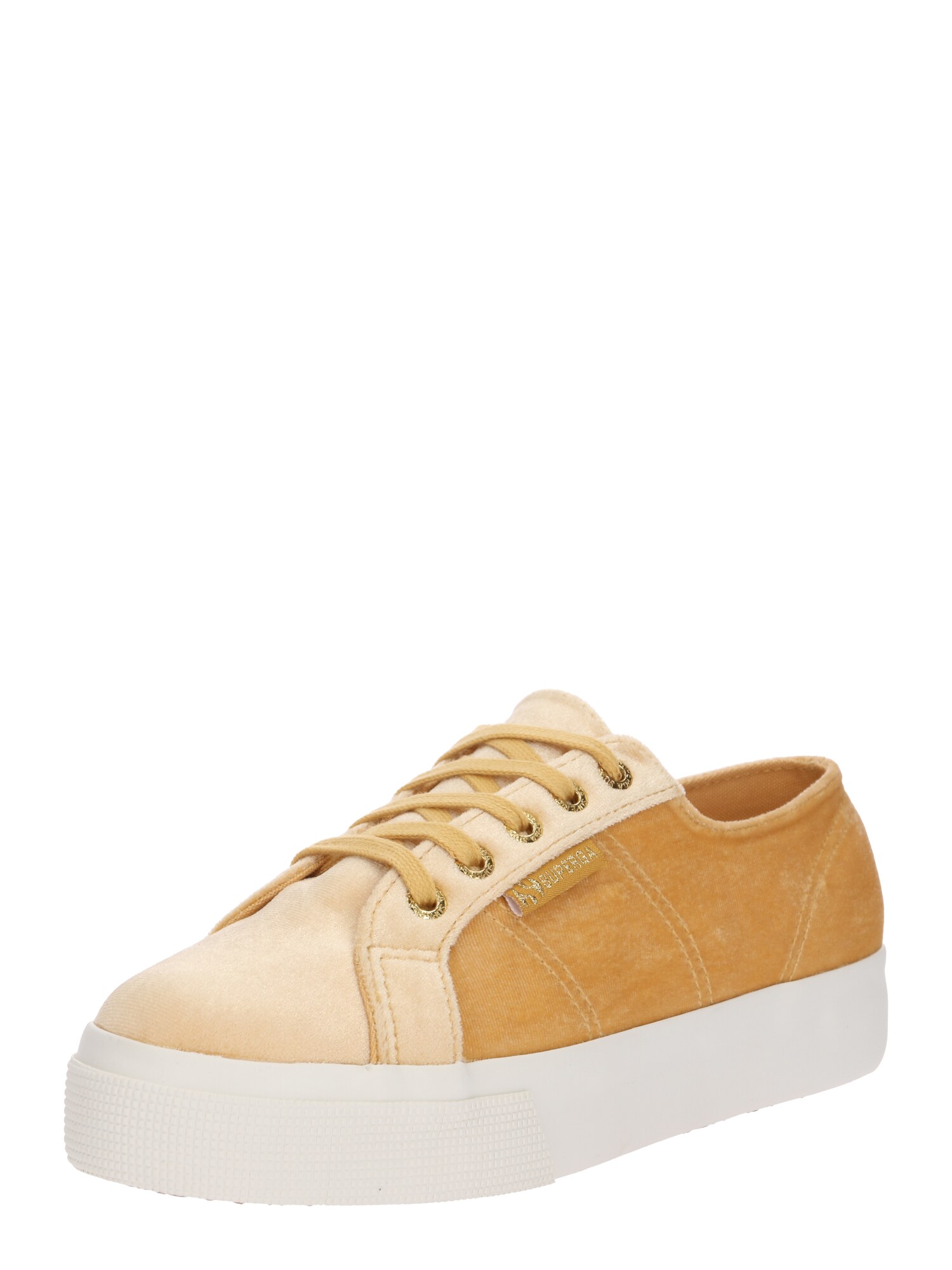 Superga Dames Sneakers Laag Mosterd superga kopen in de aanbieding