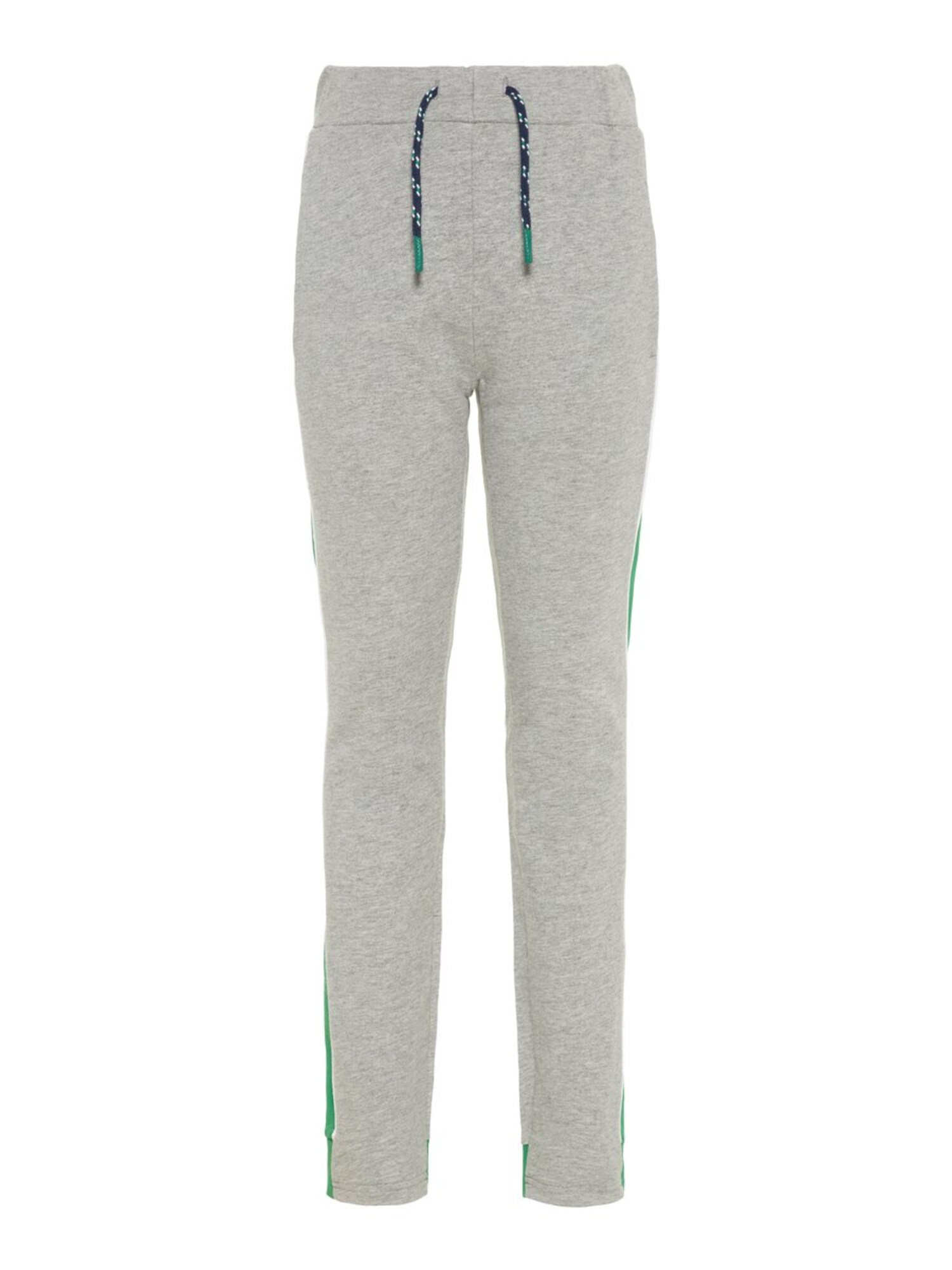 Name It Jongens Broek Grijs Gemeleerd Groen Wit name it kopen in de aanbieding